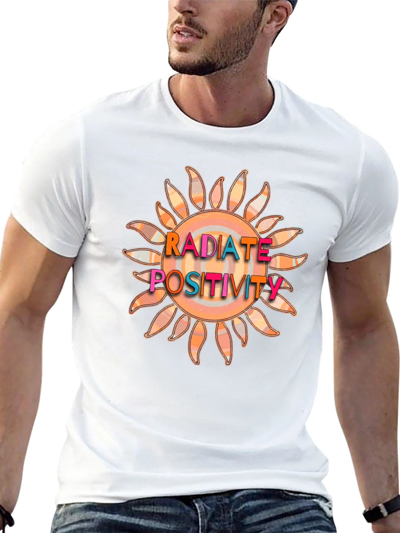 Radiate Positivity Graphic T-Shirt