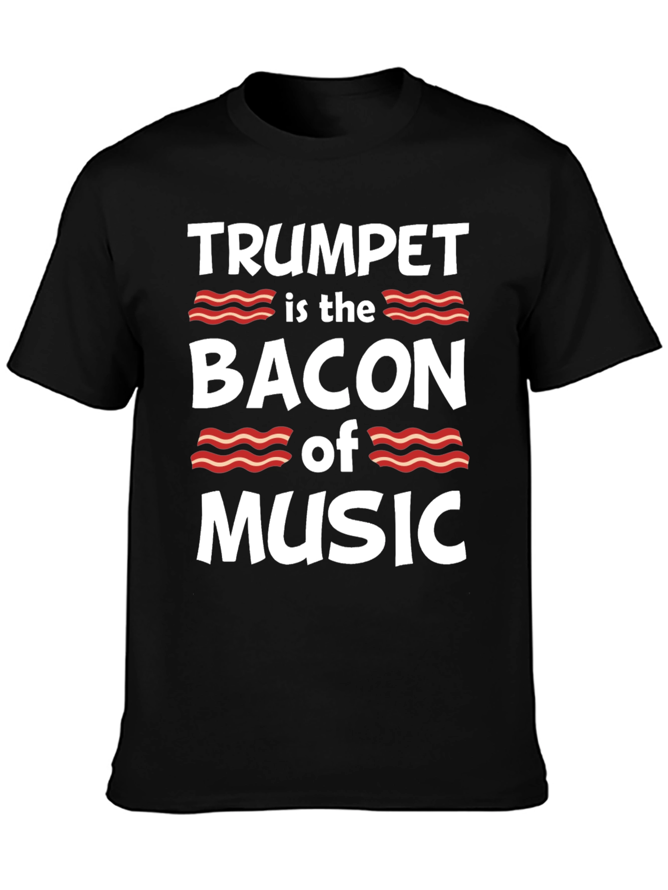 Trumpet Bacon Music T-Shirt