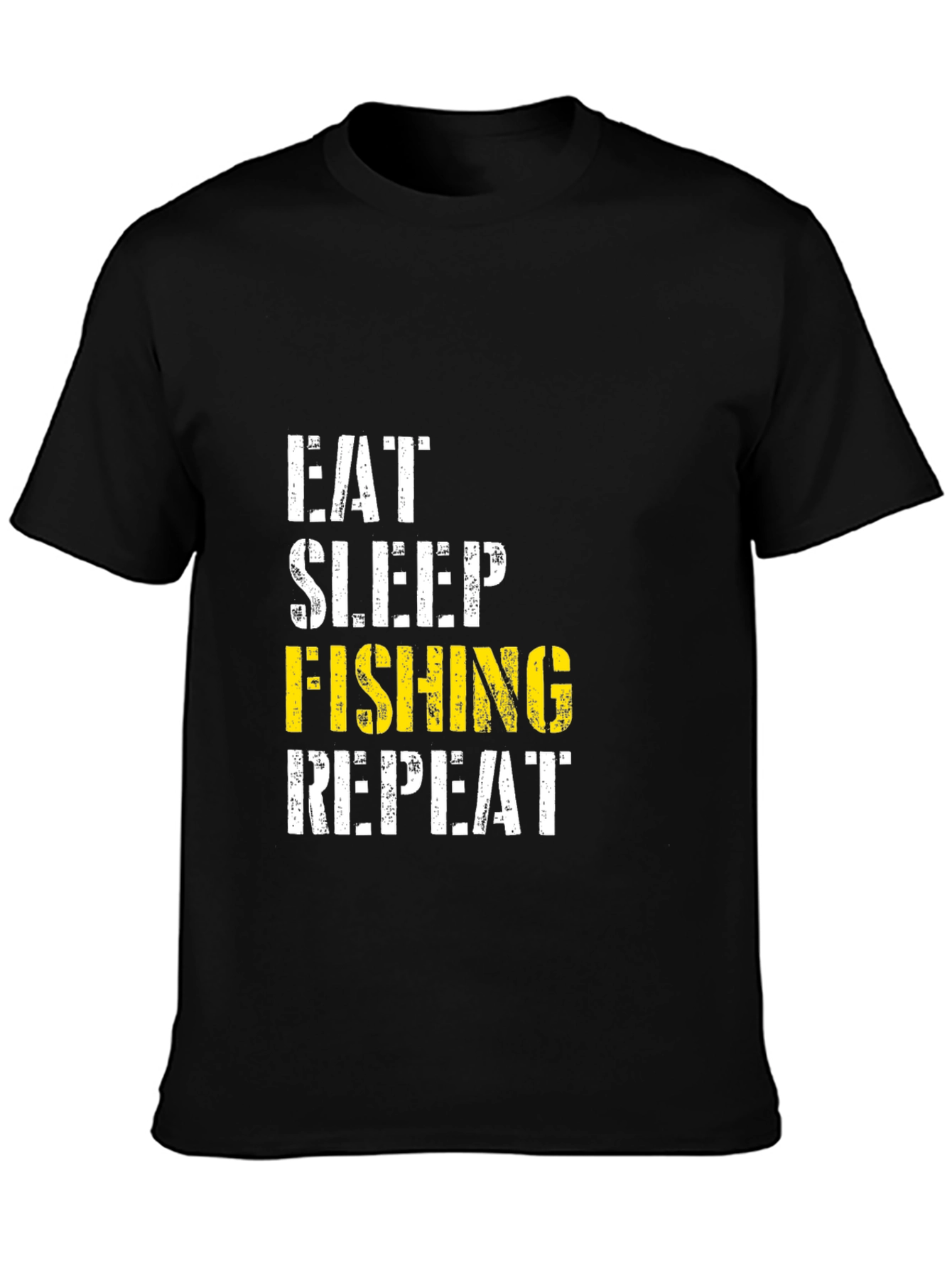 Eat Sleep Fishing Repeat - Mens Graphic Tee