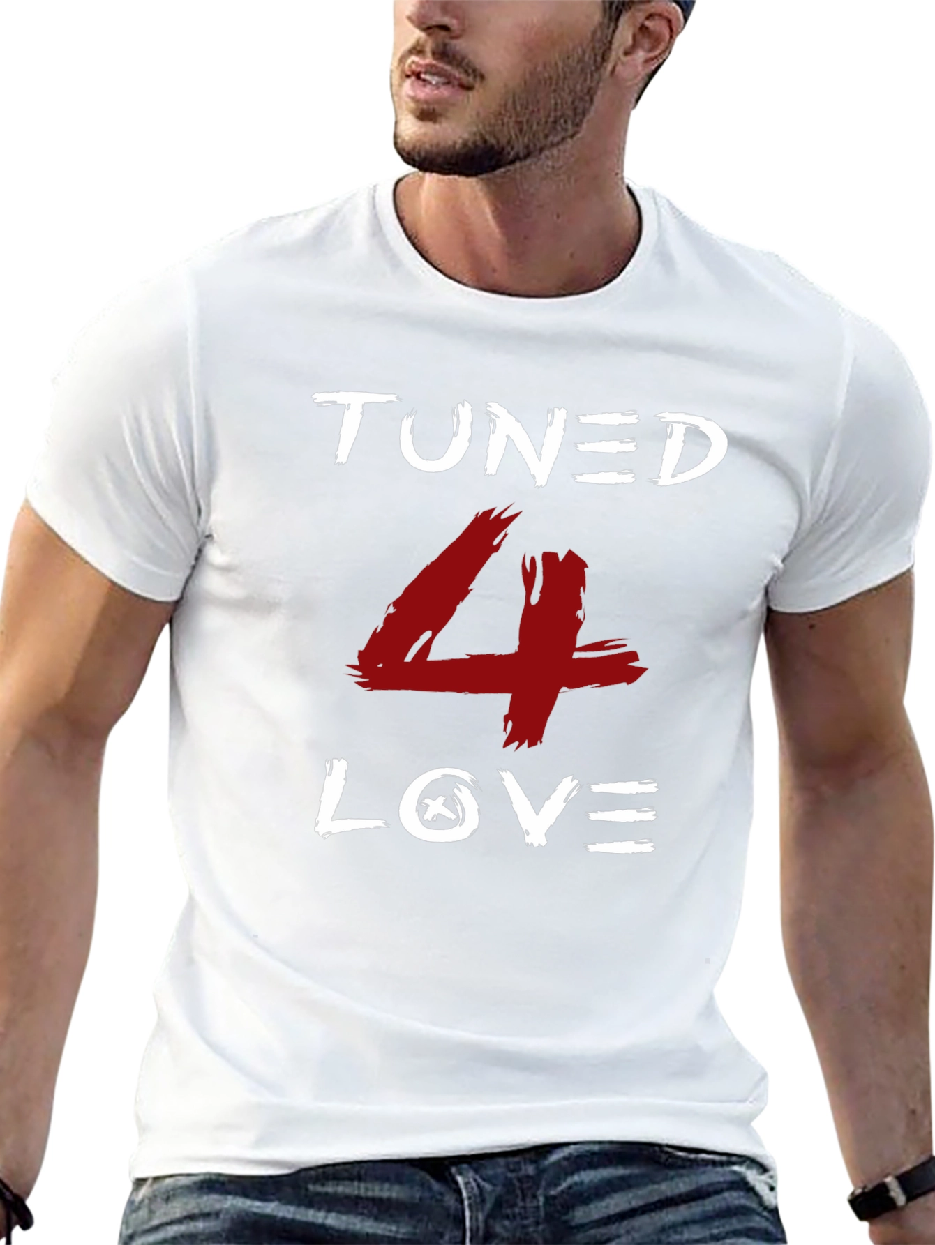 Tuned 4 Love Graphic Tee - Black