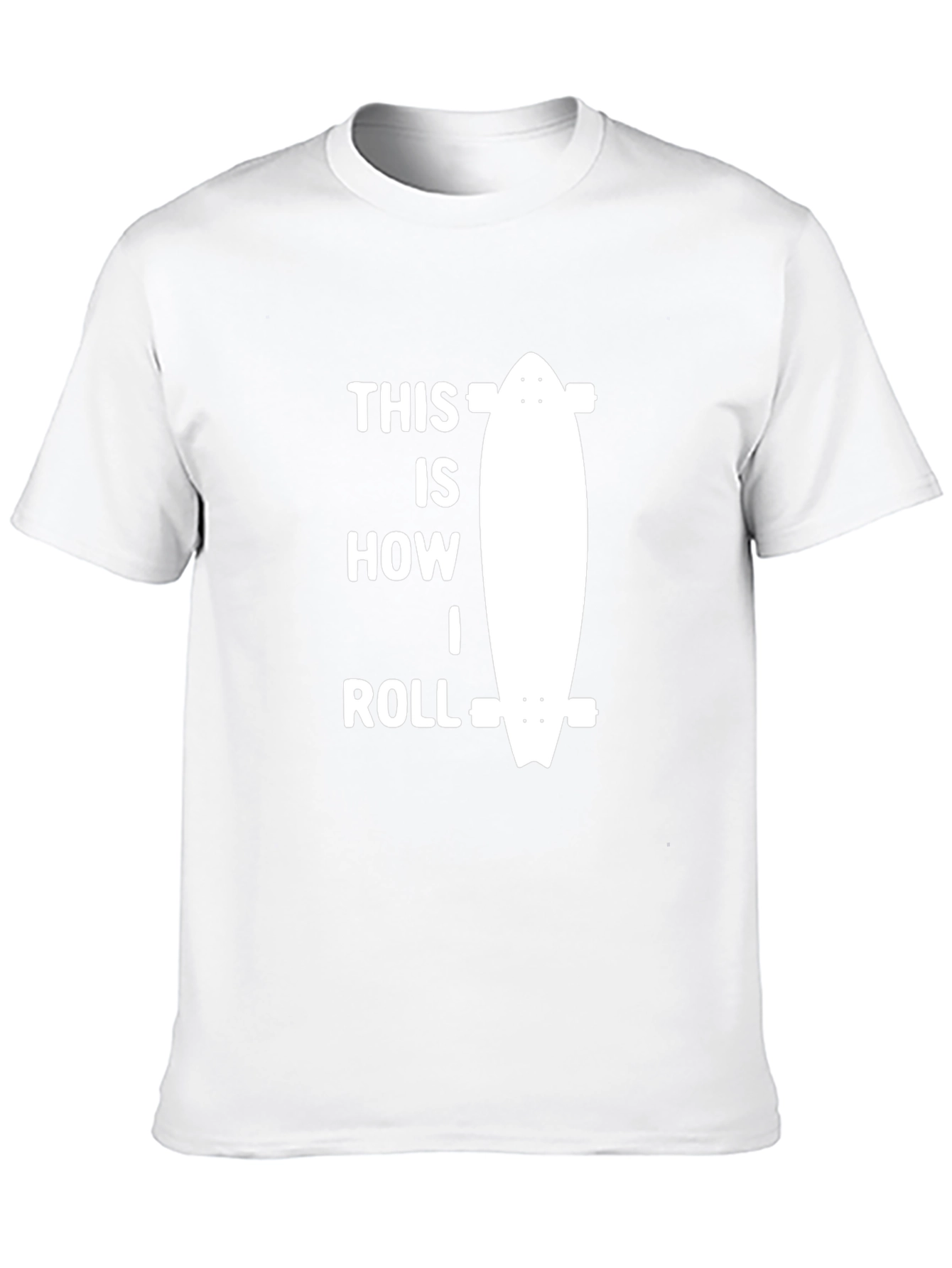 This Is How I Roll Skateboard T-Shirt - Black