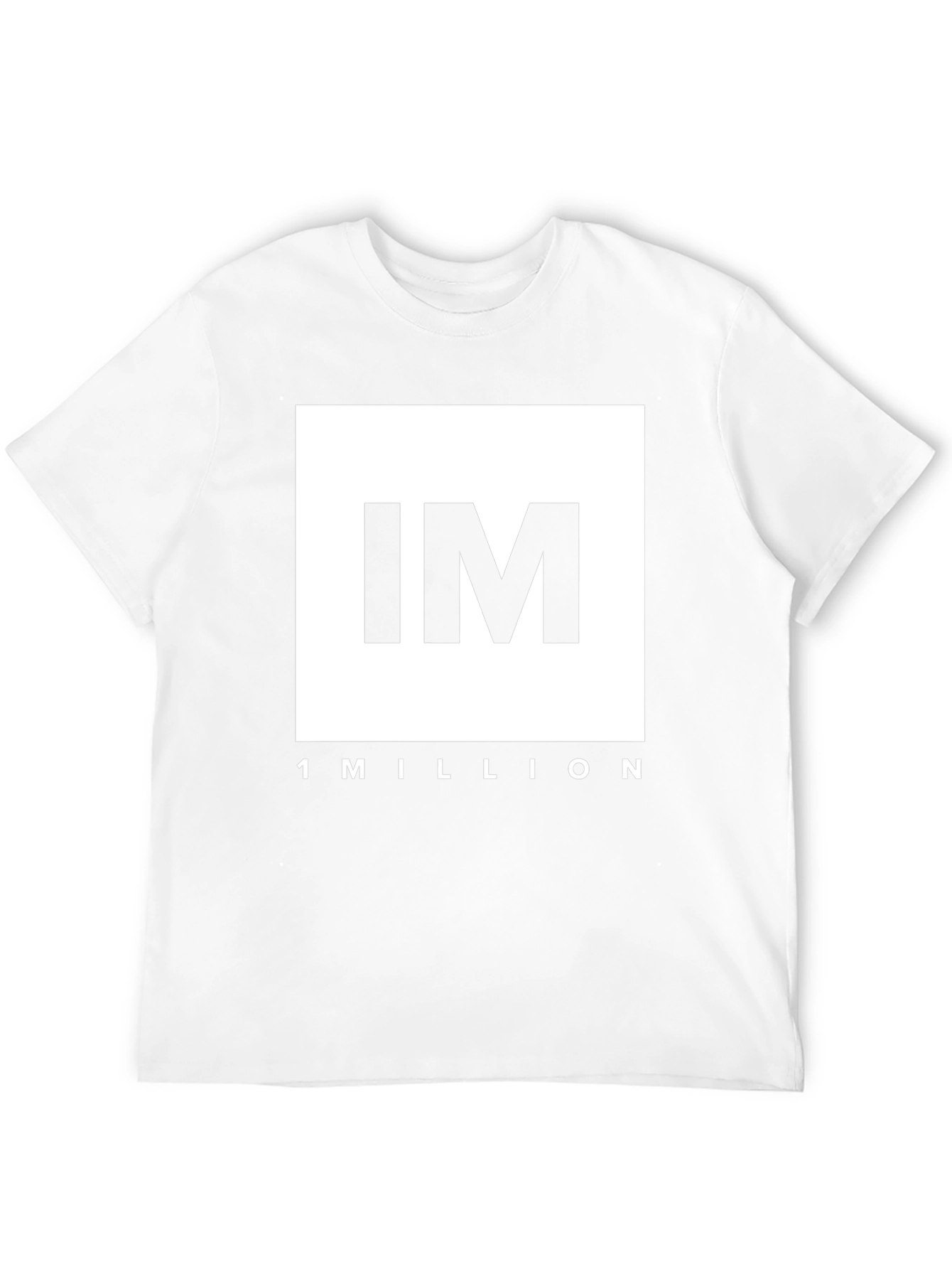 IM 1 MILLION Black Graphic T-Shirt