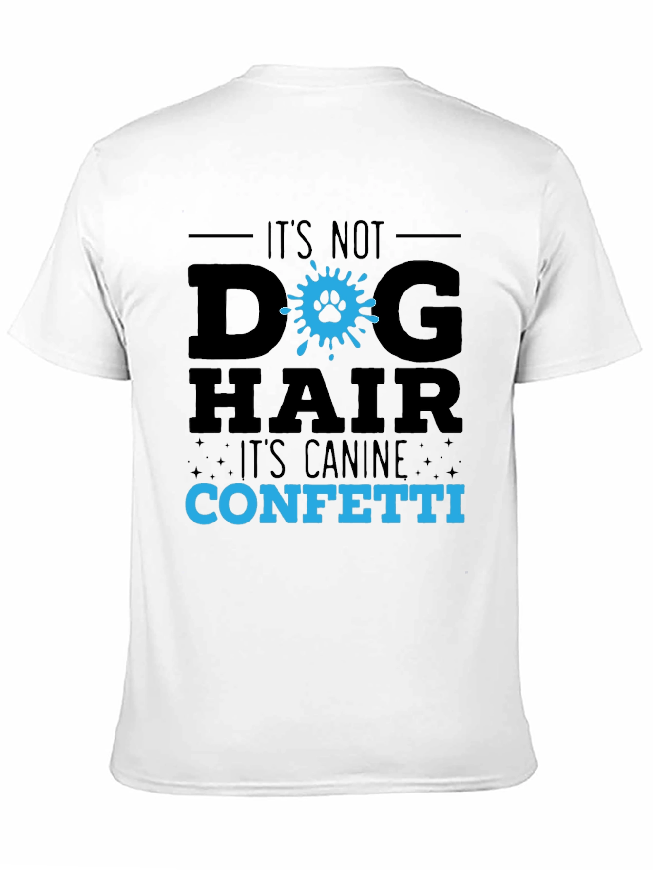 Dog Hair Canine Confetti Tee