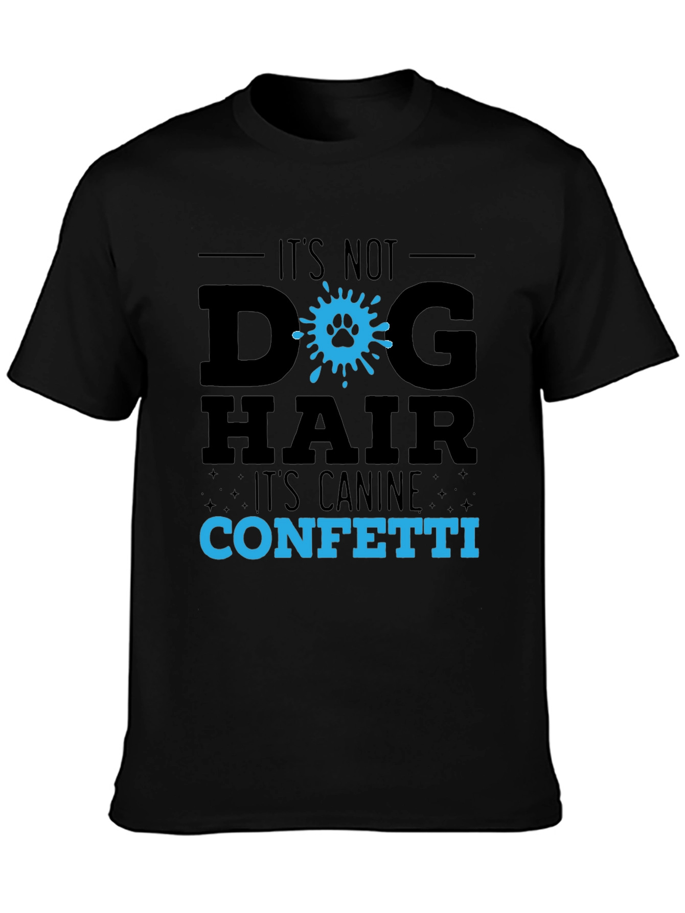 Dog Hair Canine Confetti Tee