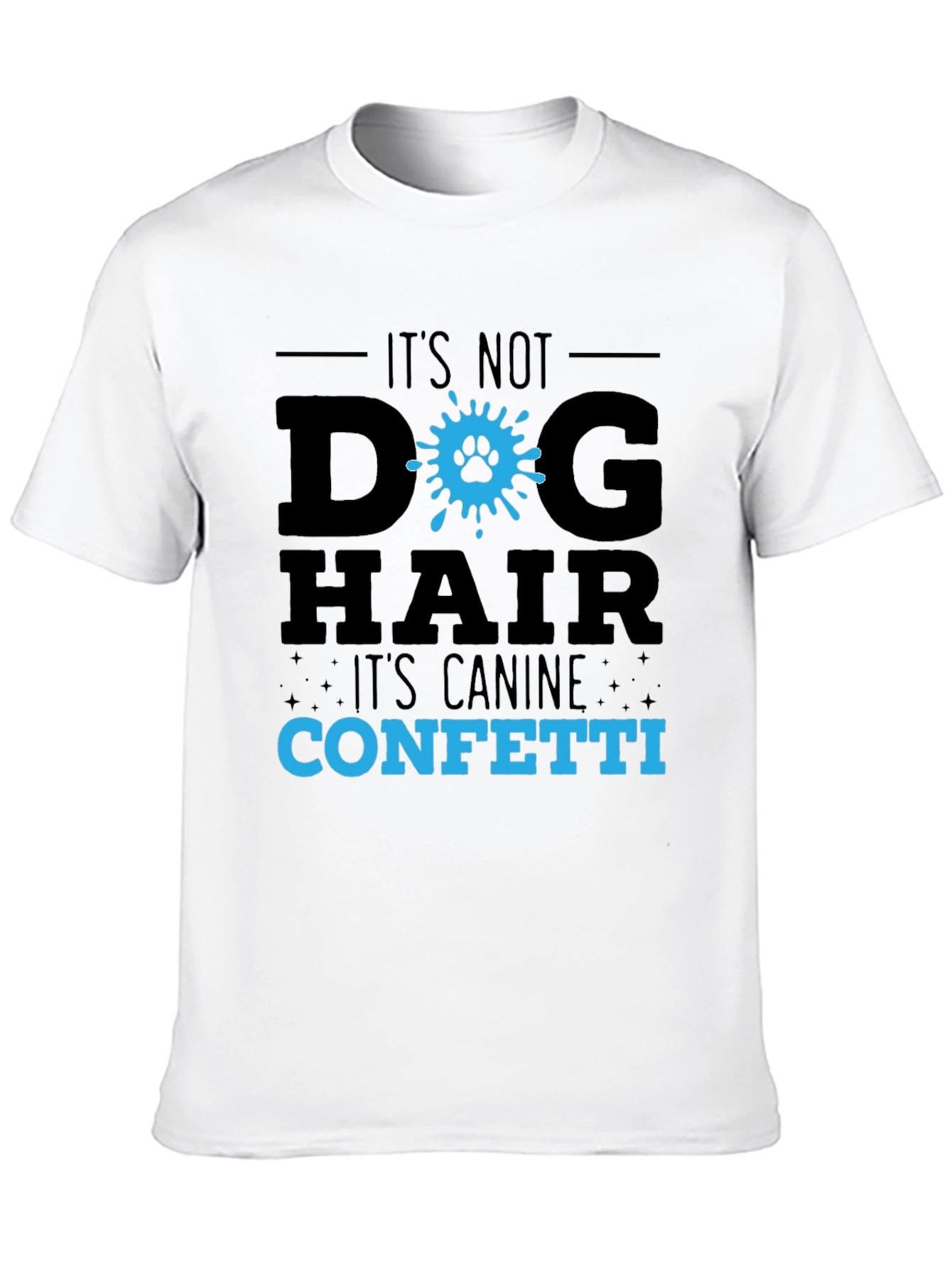 Dog Hair Canine Confetti Tee