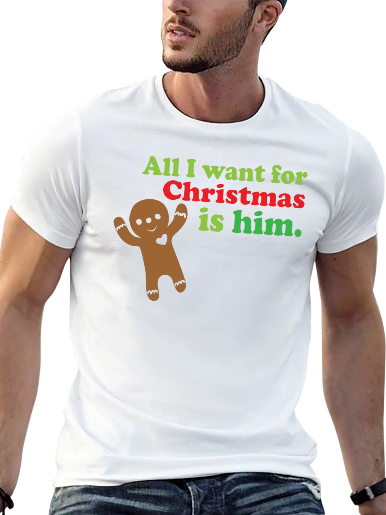 Christmas Gingerbread Man T-Shirt