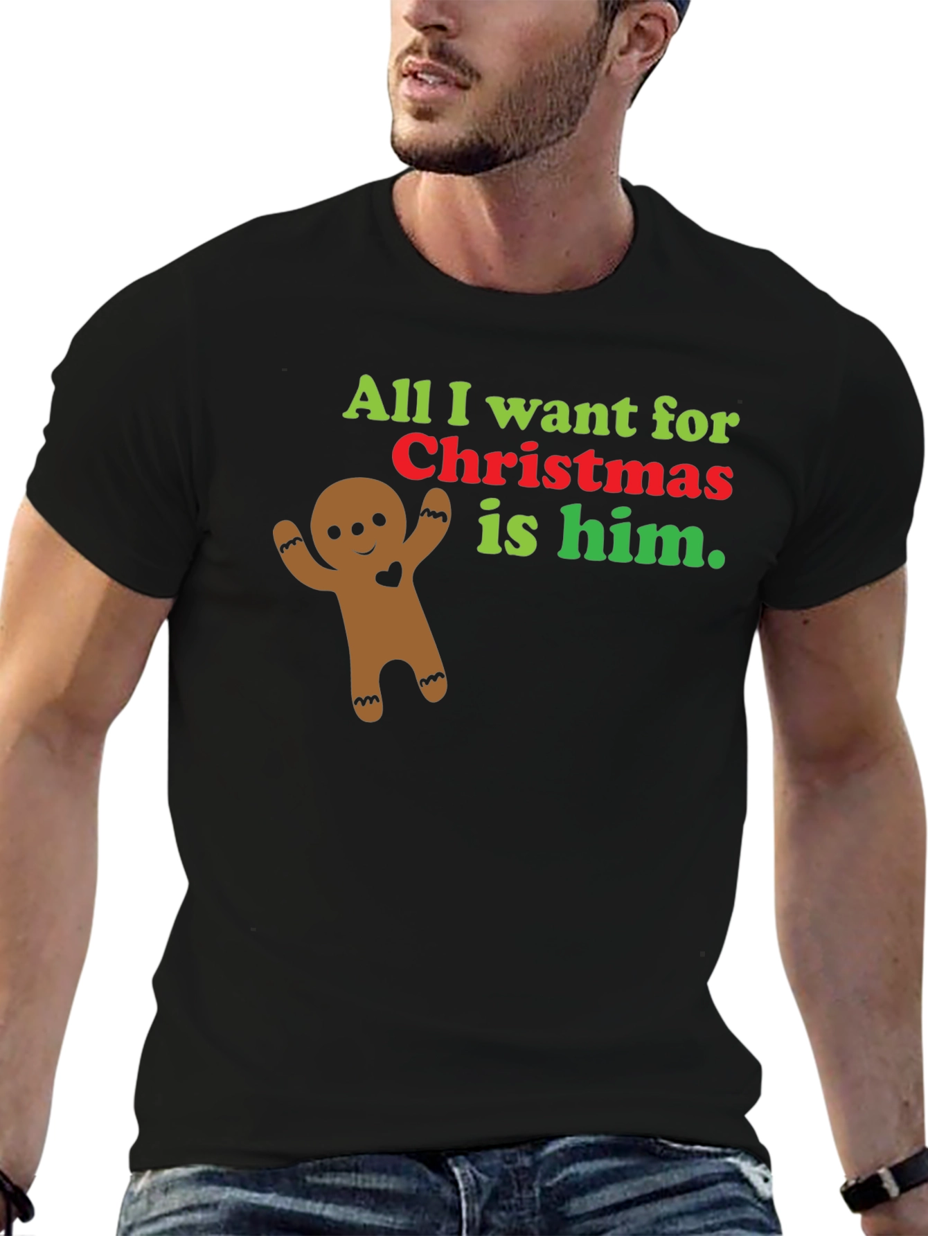 Christmas Gingerbread Man T-Shirt