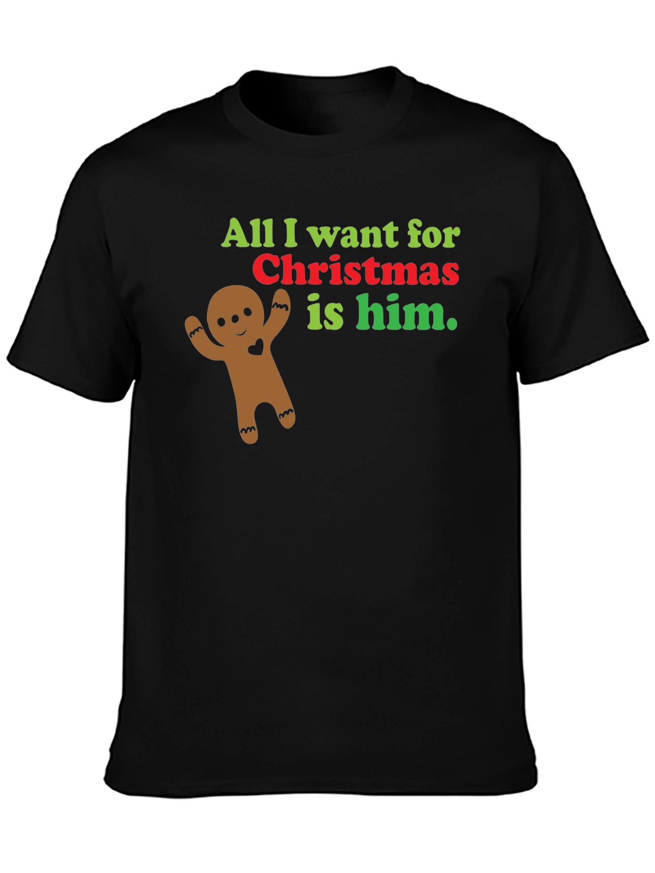 Christmas Gingerbread Man T-Shirt