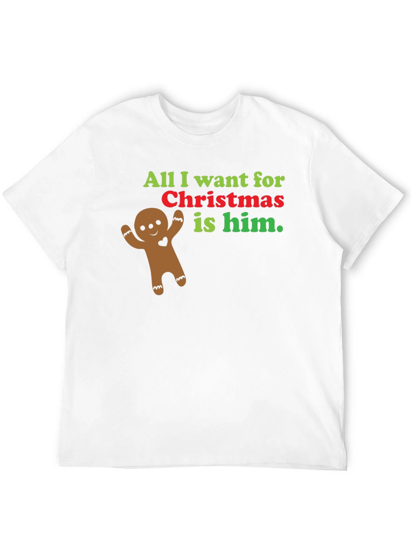 Christmas Gingerbread Man T-Shirt