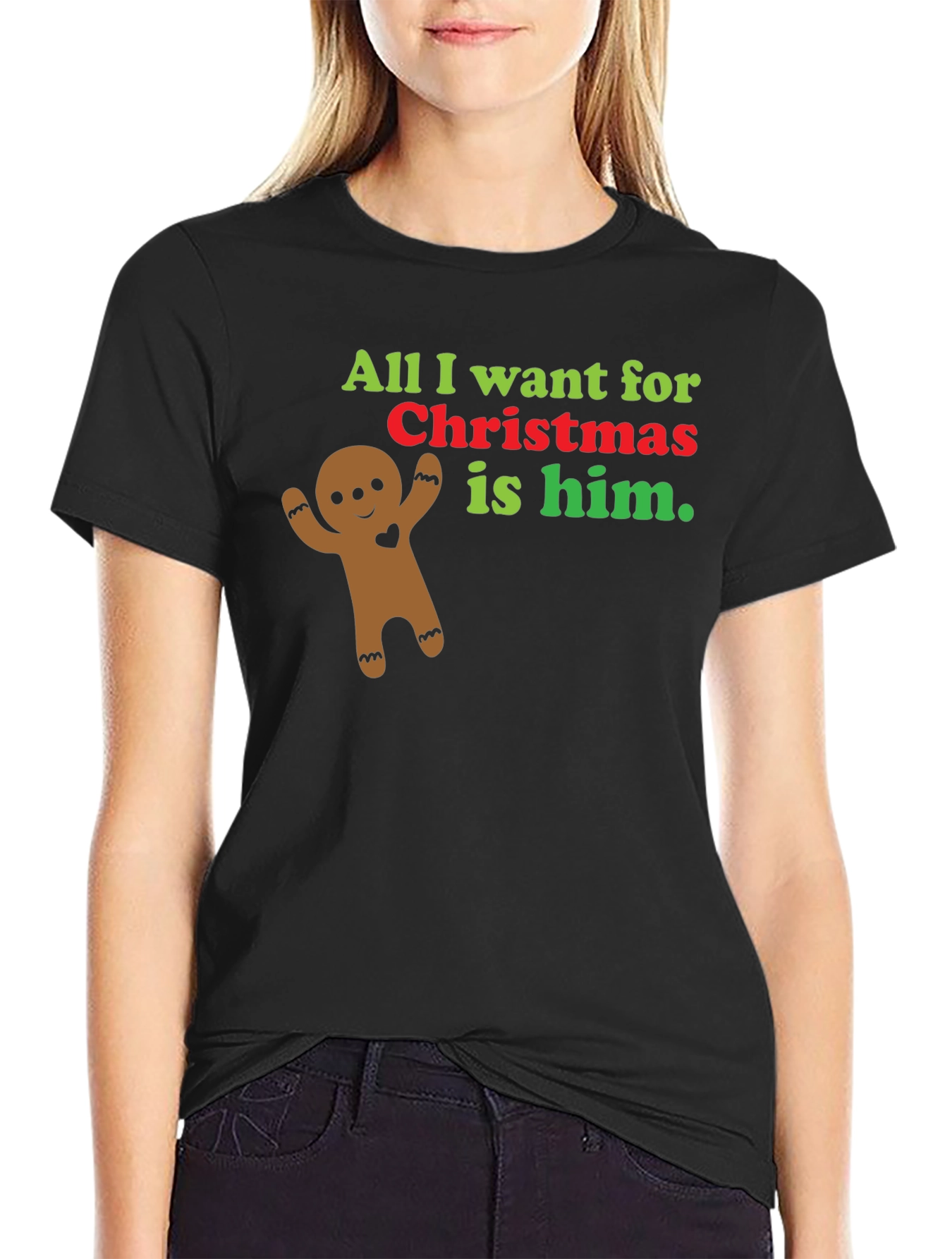Christmas Gingerbread Man T-Shirt