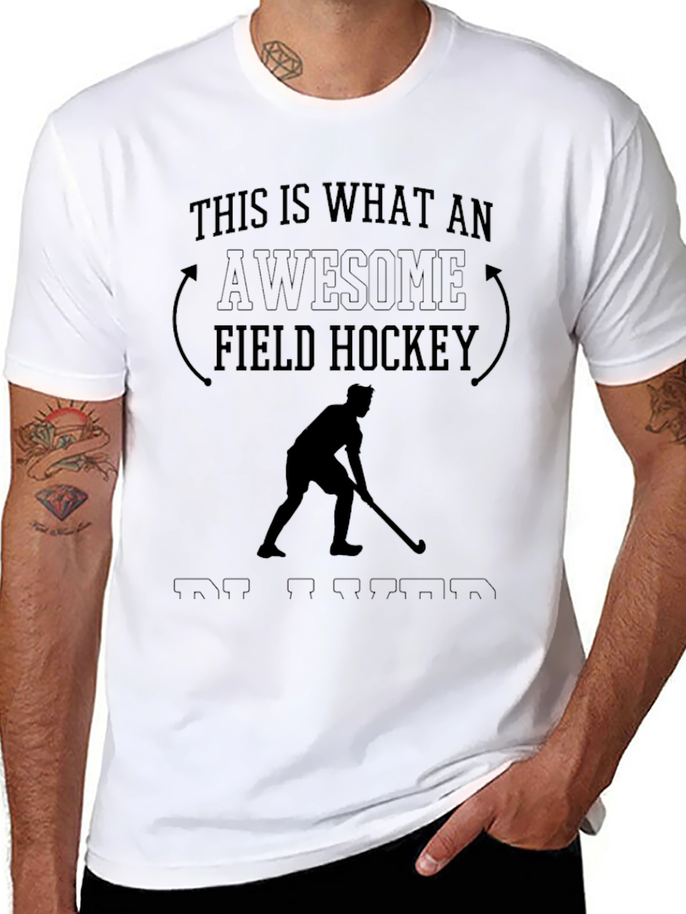 Awesome Field Hockey T-Shirt for Players & Fans