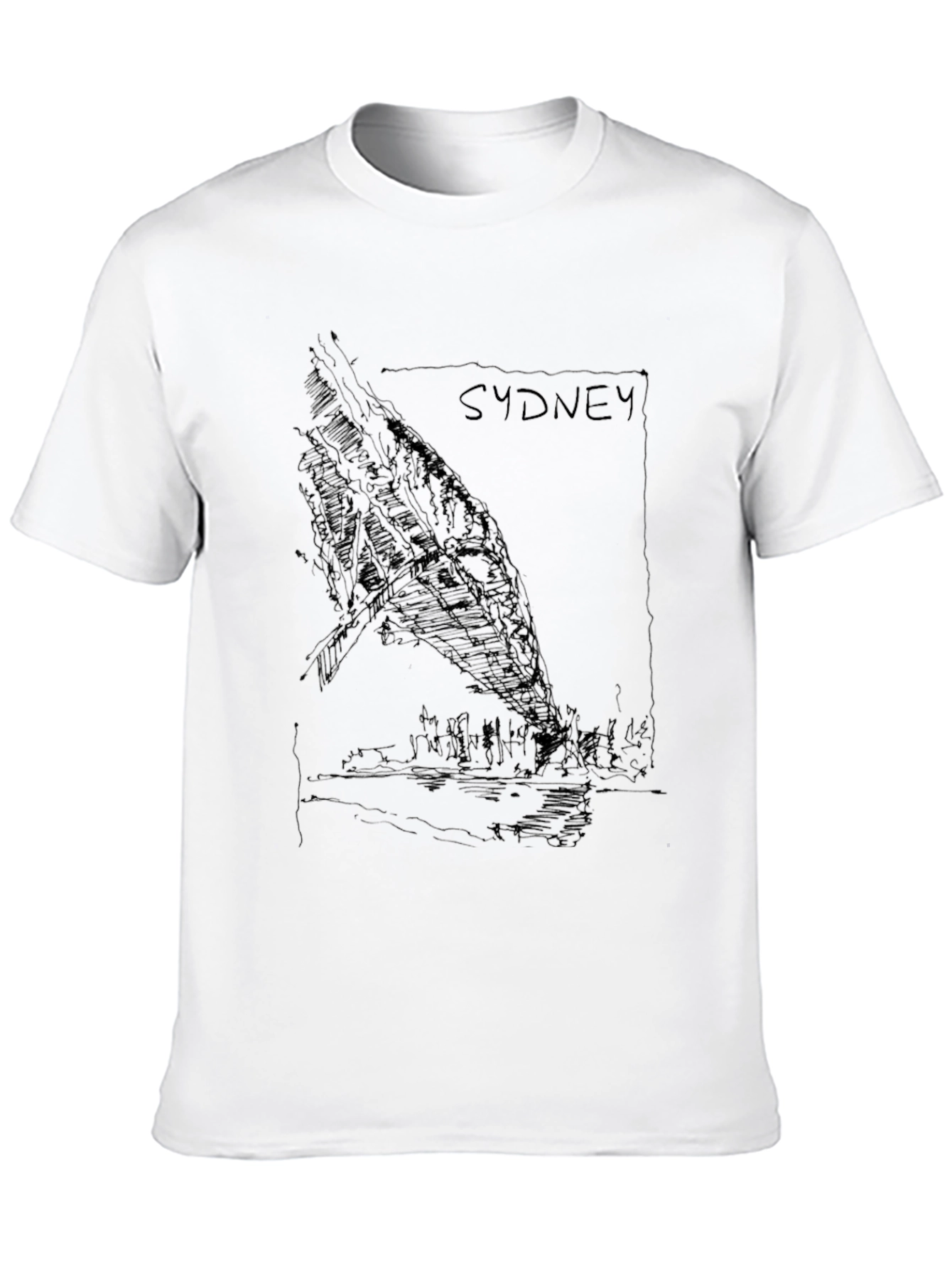 Sydney Graphic Tee - Black Unisex T-Shirt