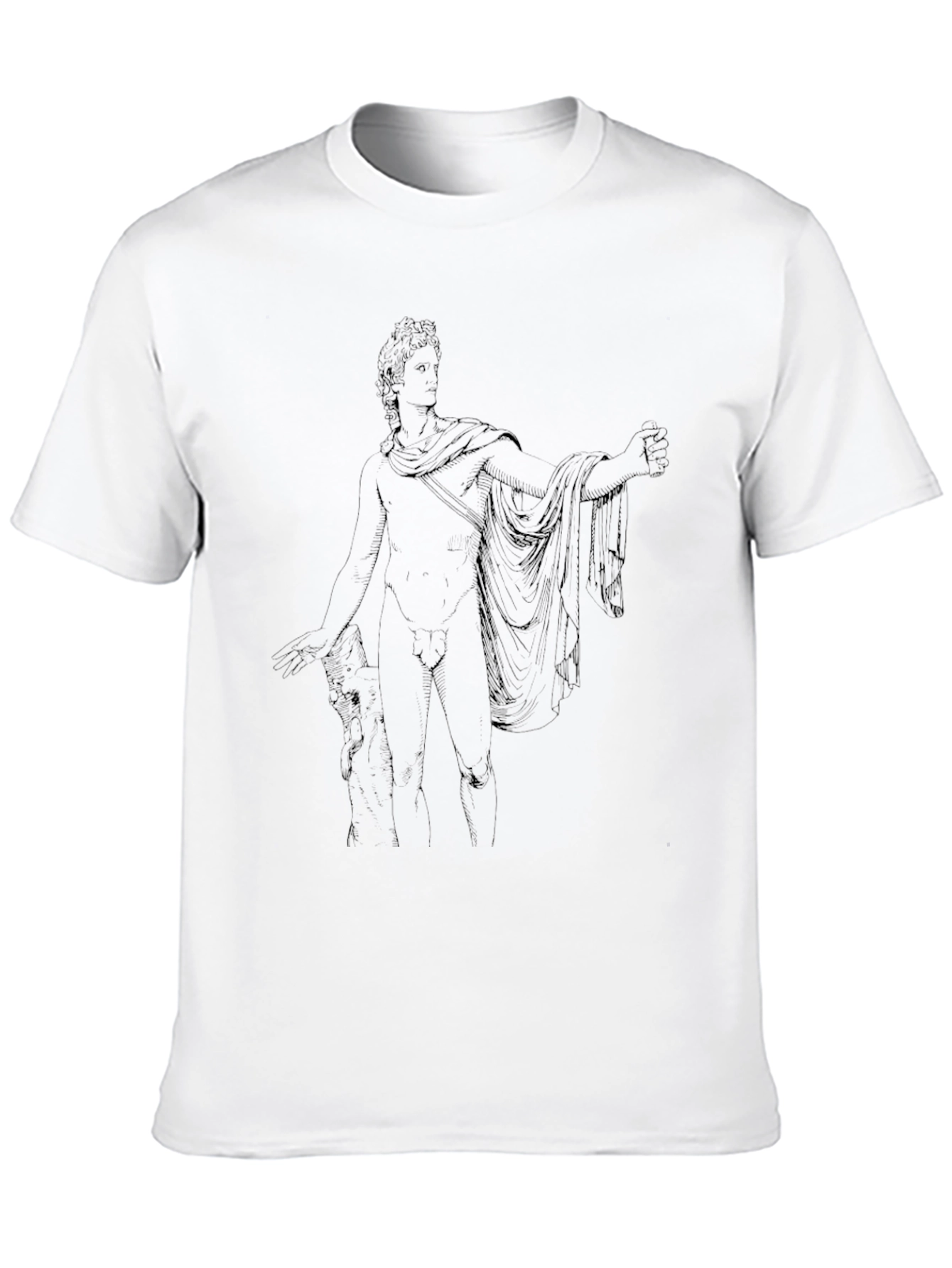 Apollo Statue Graphic T-Shirt