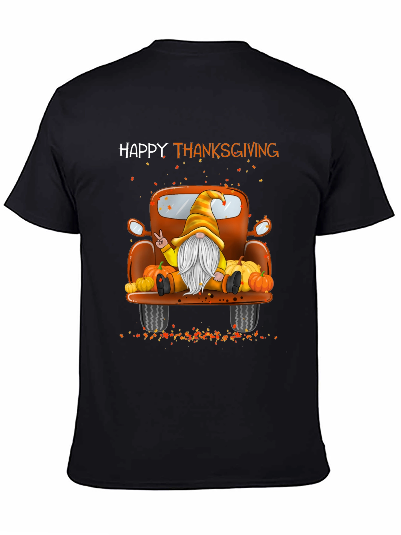 Thanksgiving Gnome Truck T-Shirt
