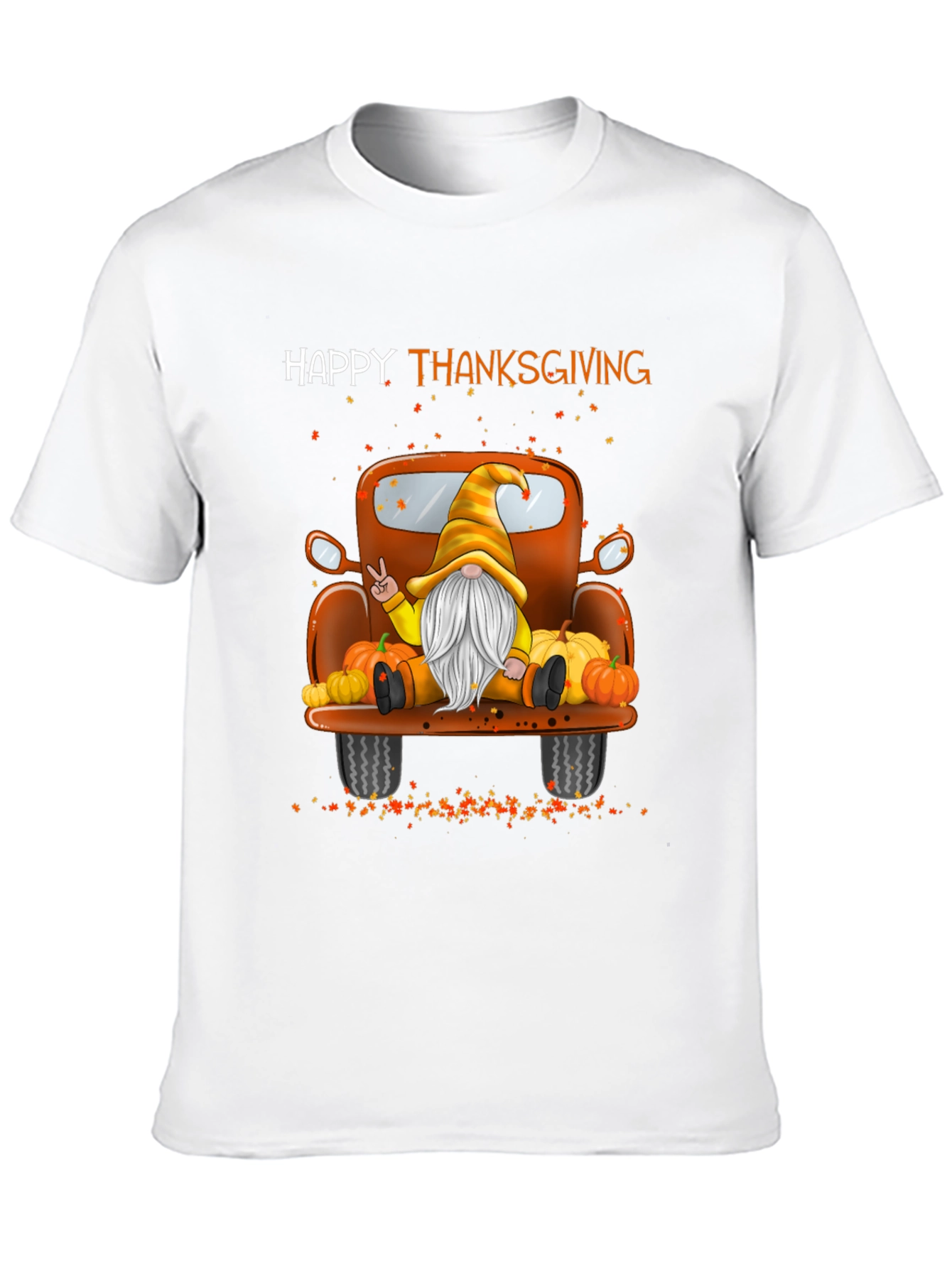 Thanksgiving Gnome Truck T-Shirt