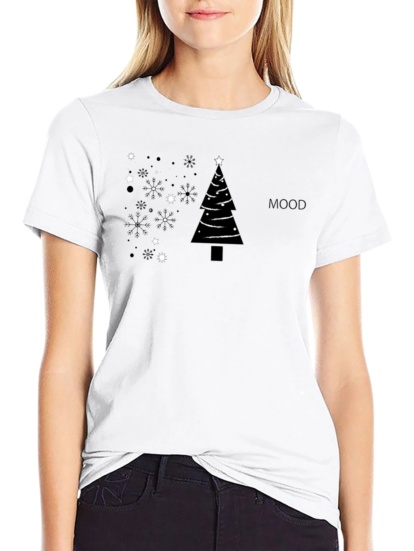 Christmas Tree Mood T-Shirt - Festive Holiday Tee