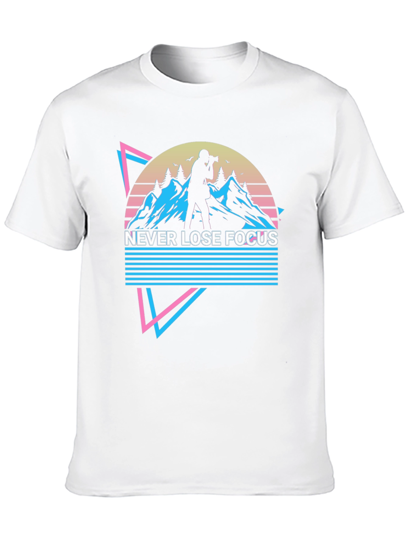 Never Lose Focus T-Shirt - Photography Retro Style