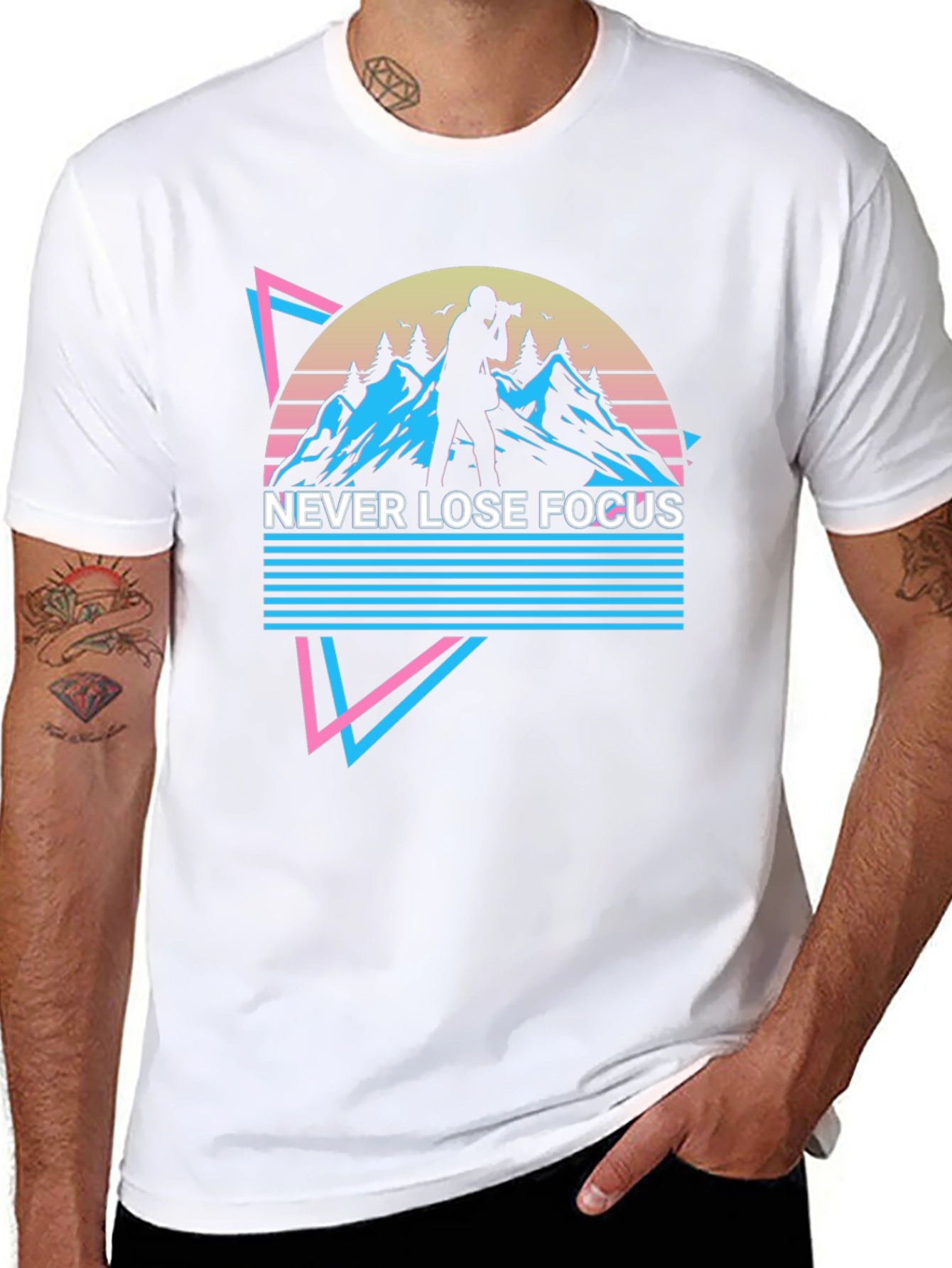 Never Lose Focus T-Shirt - Photography Retro Style