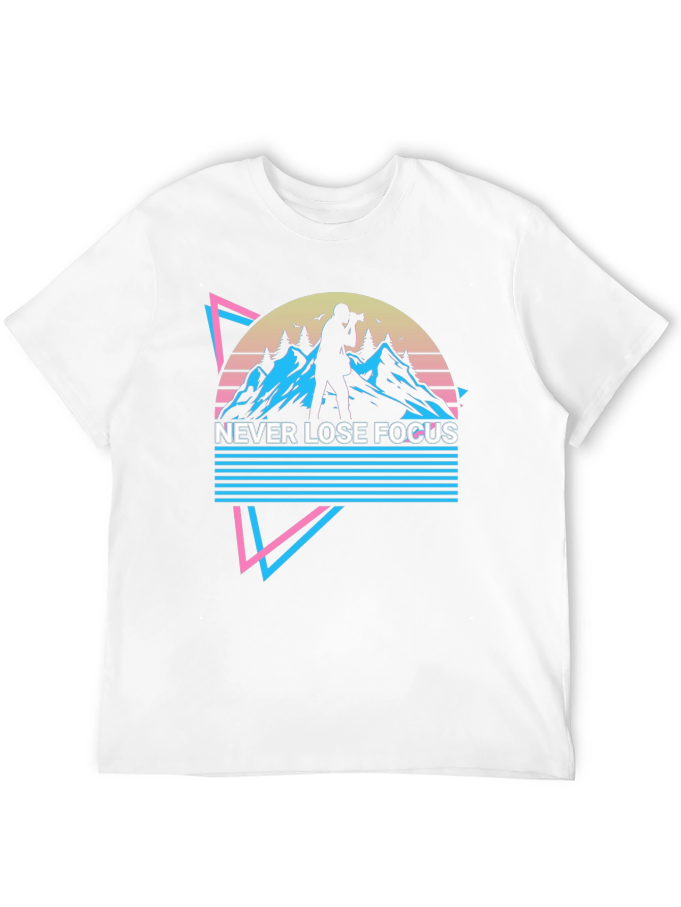 Never Lose Focus T-Shirt - Photography Retro Style