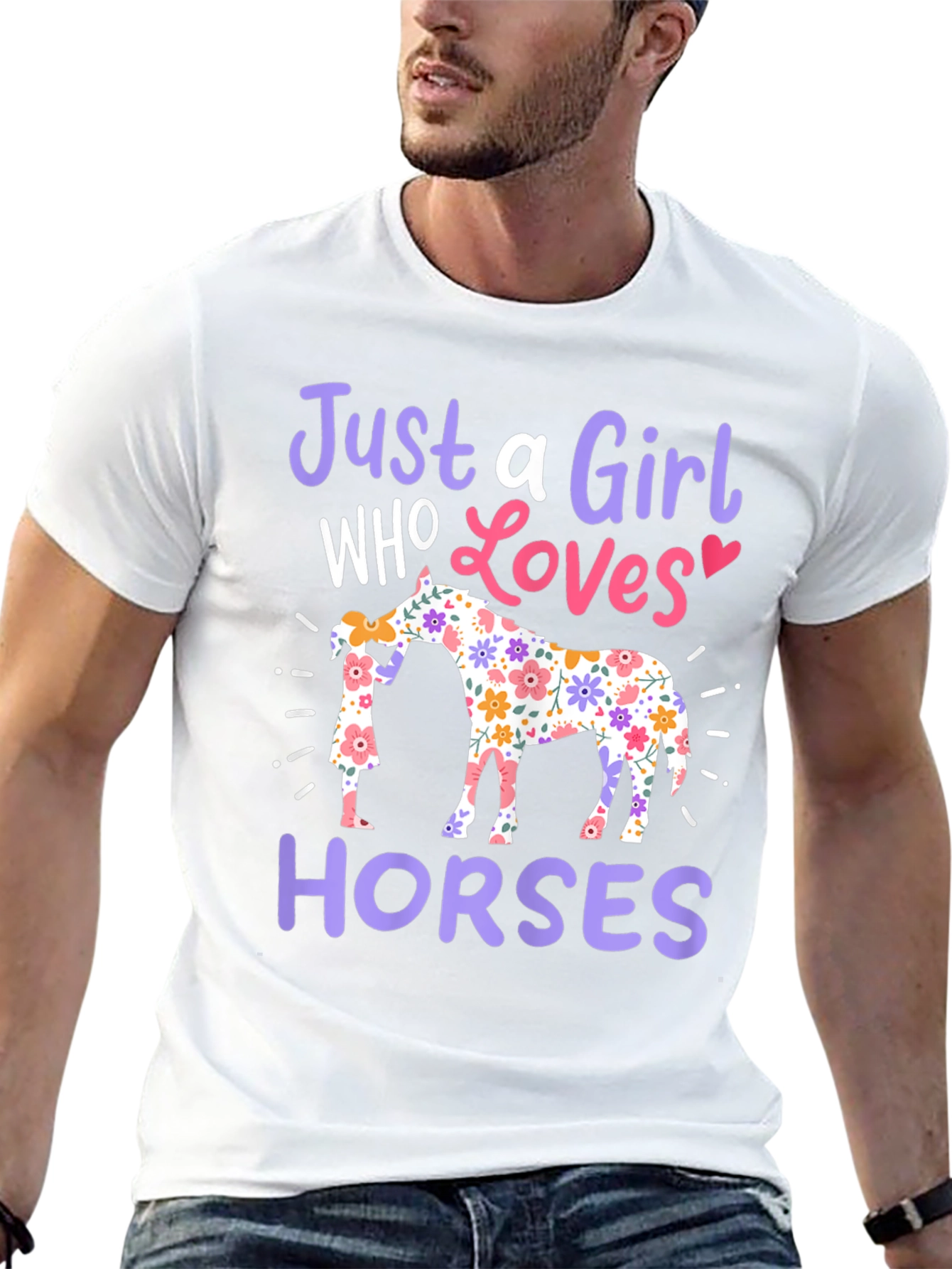 Just a Girl Who Loves Horses T-Shirt