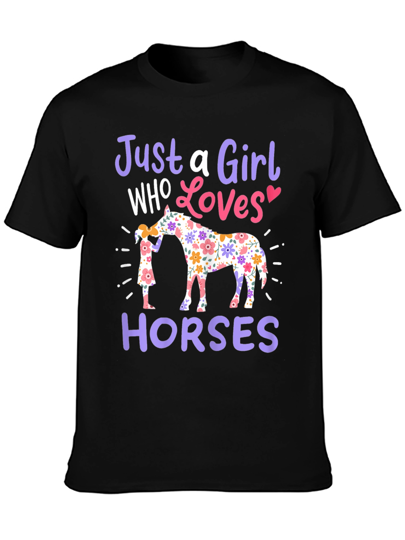 Just a Girl Who Loves Horses T-Shirt