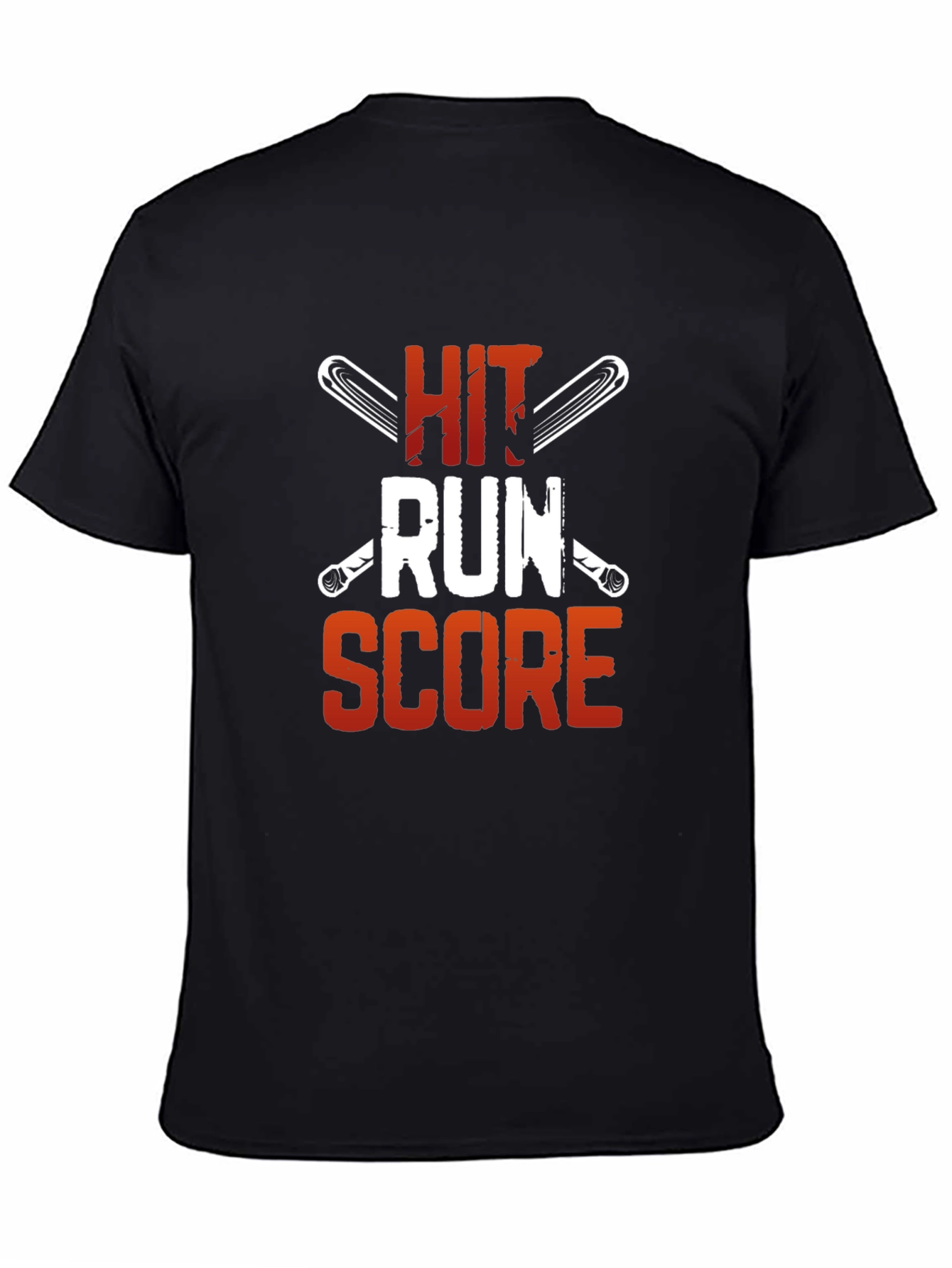 Hit Run Score Baseball T-Shirt