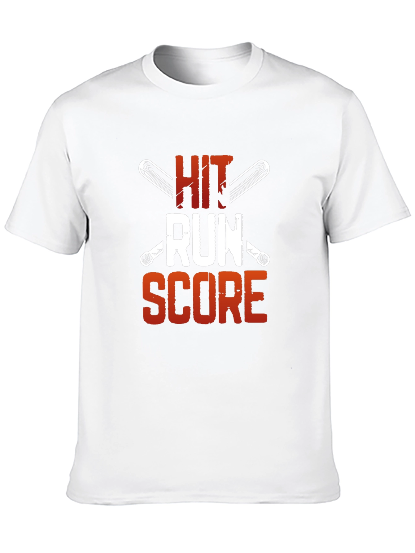 Hit Run Score Baseball T-Shirt