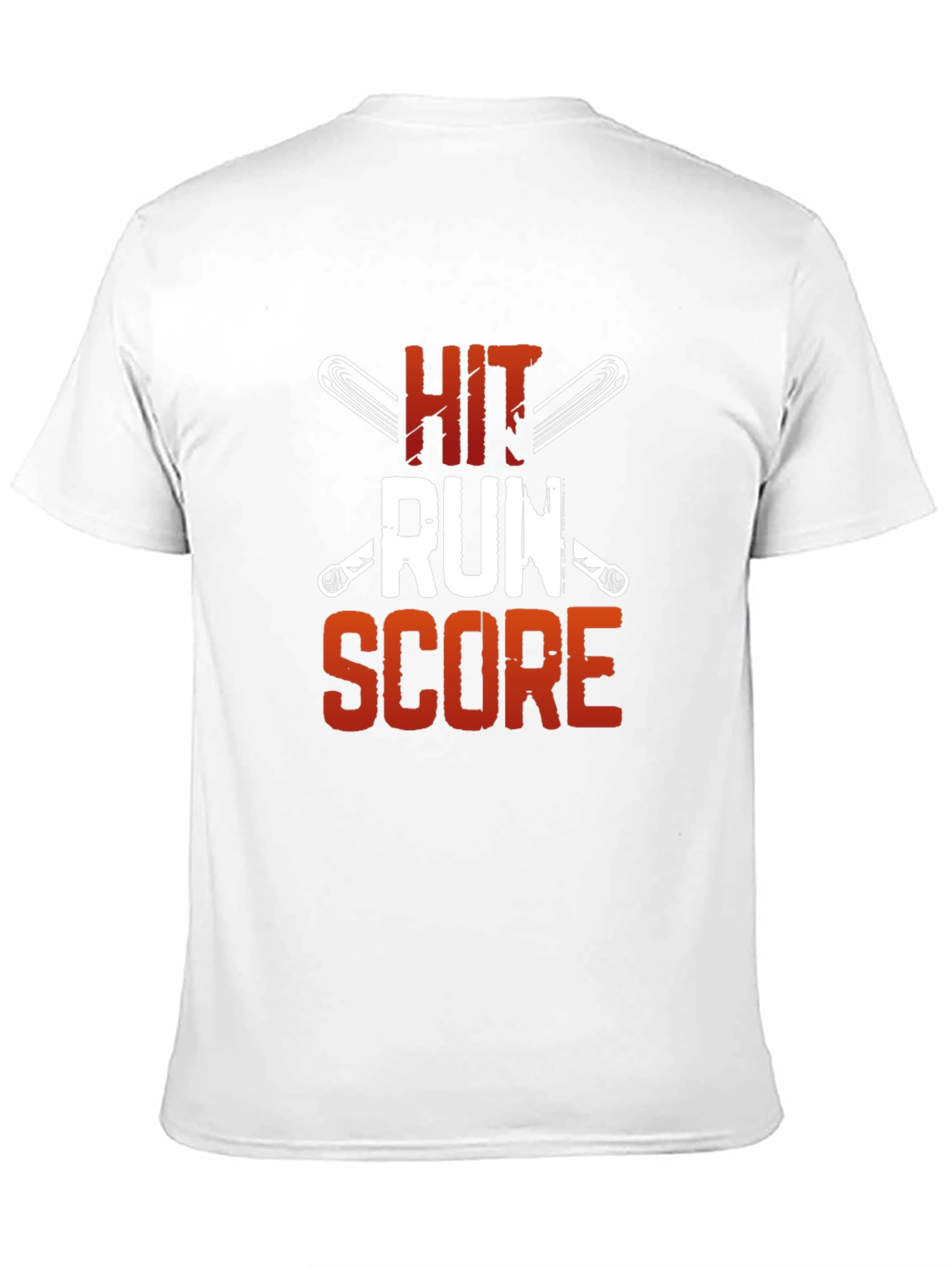 Hit Run Score Baseball T-Shirt