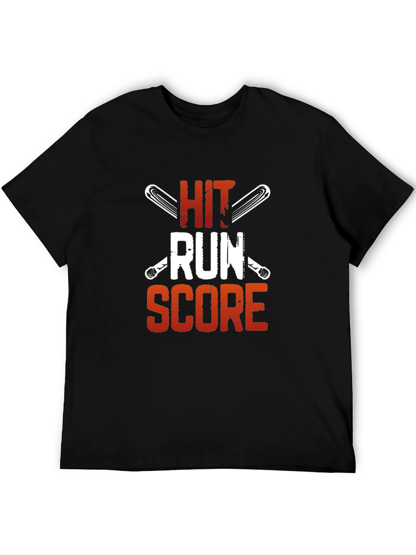 Hit Run Score Baseball T-Shirt