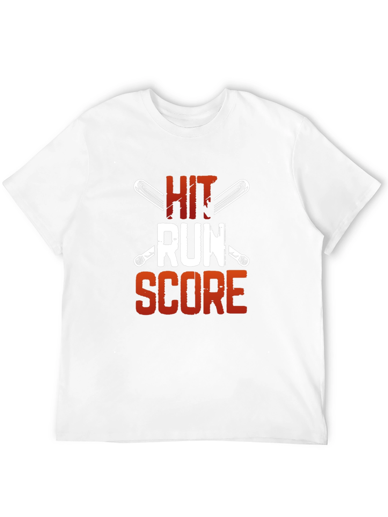 Hit Run Score Baseball T-Shirt