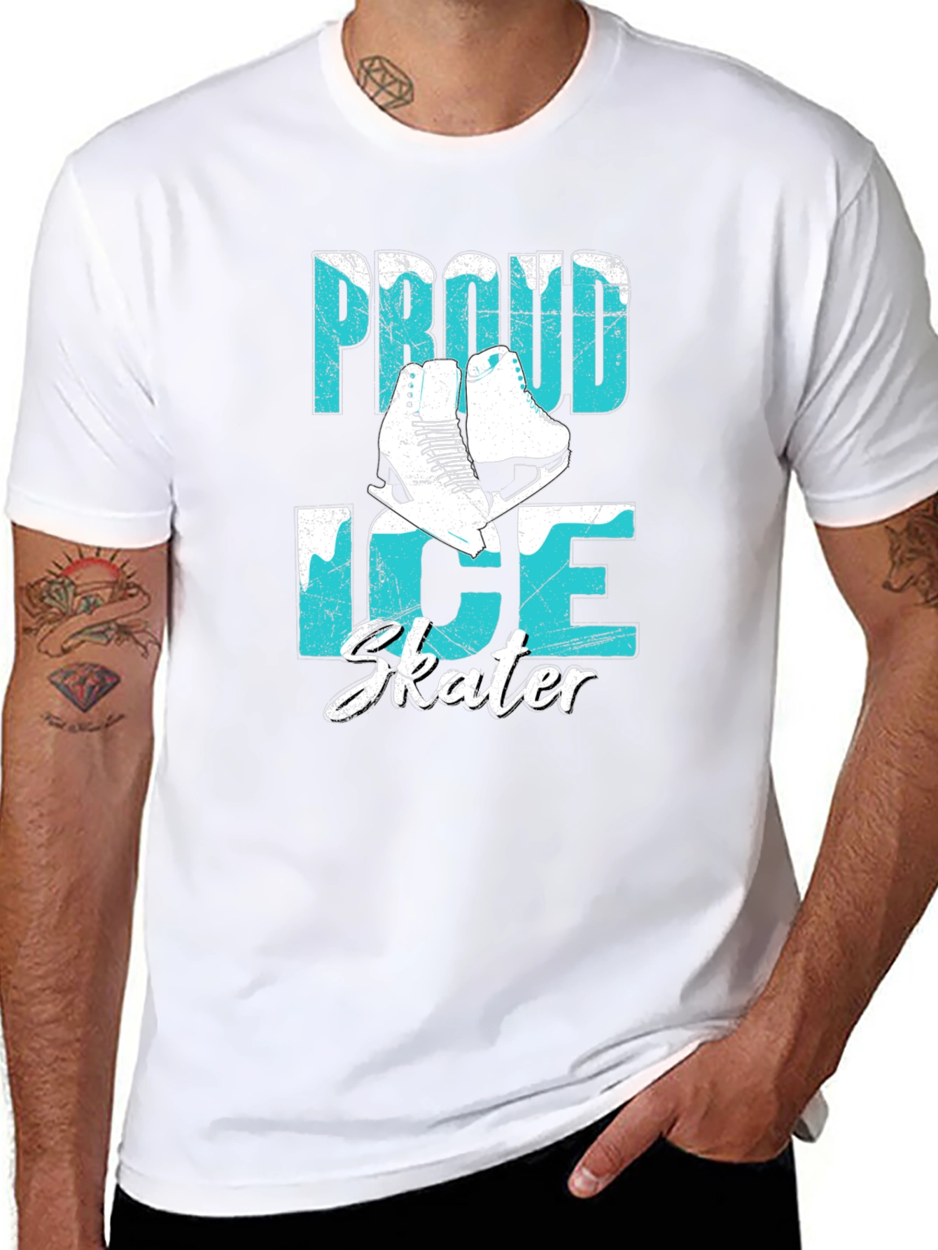 Proud Ice Skater Graphic T-Shirt