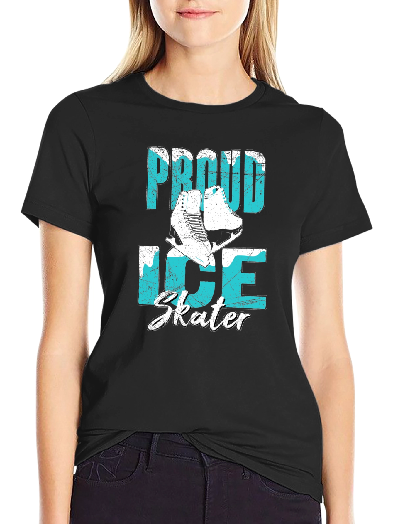 Proud Ice Skater Graphic T-Shirt