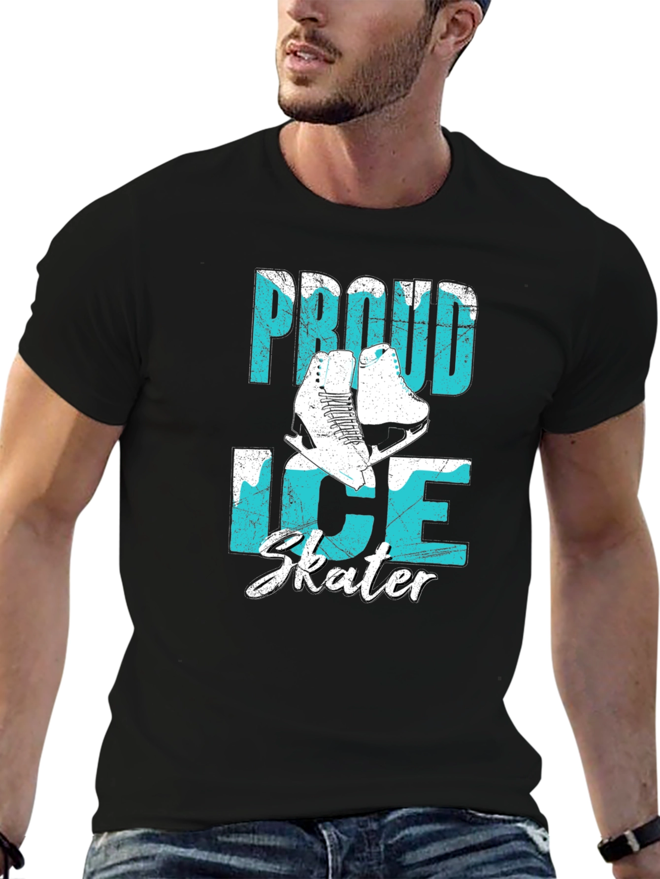 Proud Ice Skater Graphic T-Shirt