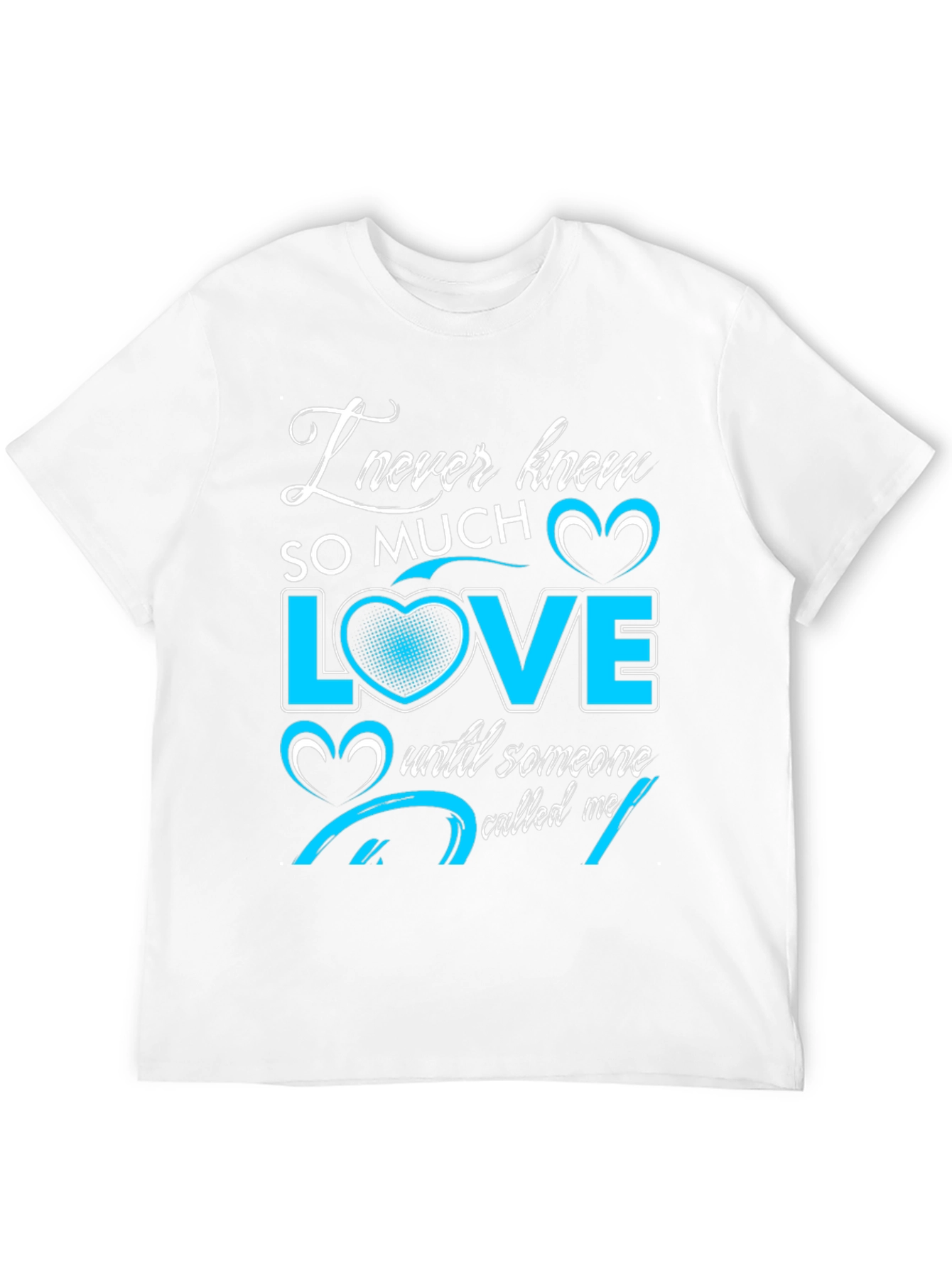 I Never Knew Love Black Graphic Tee