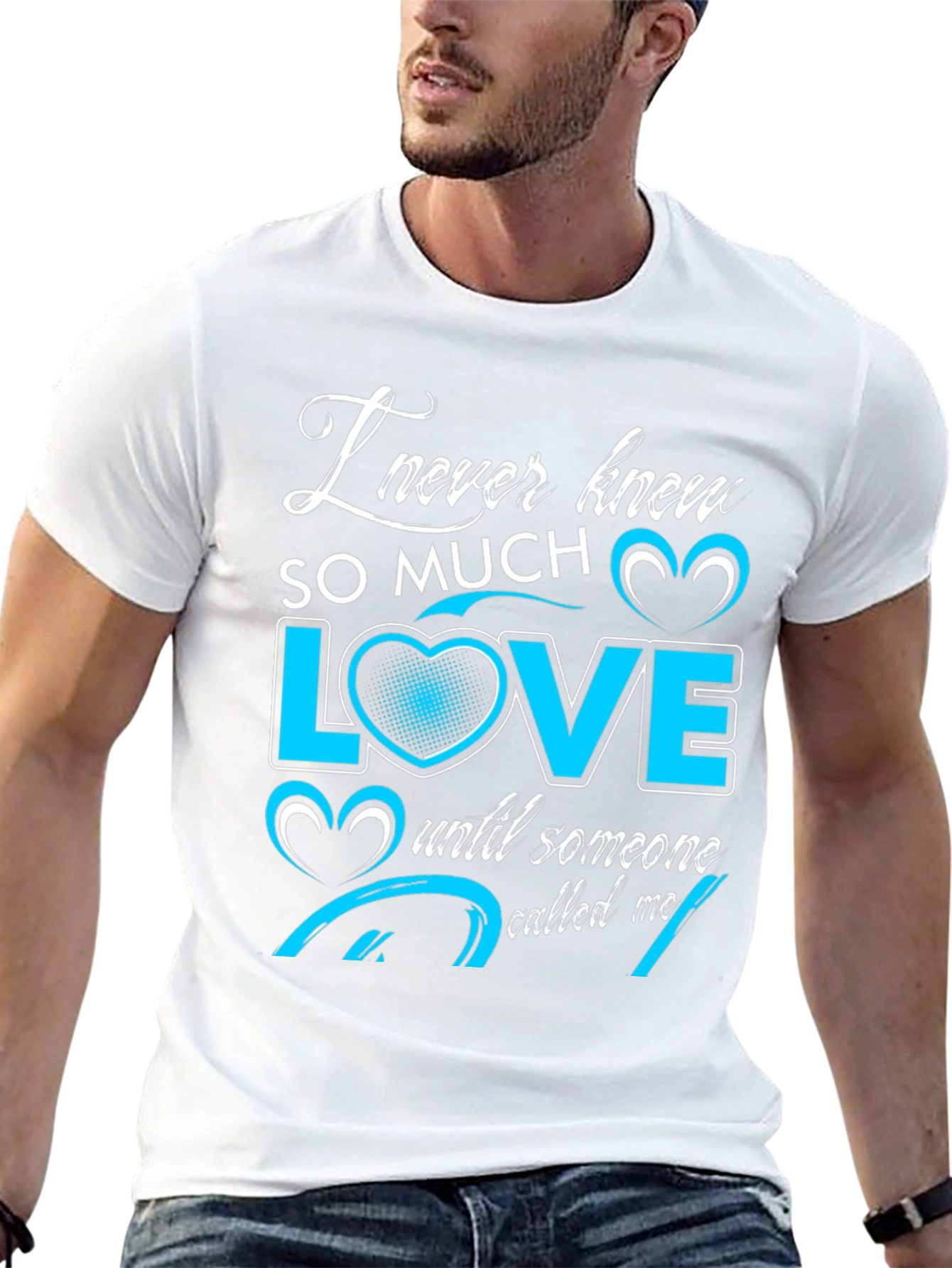 I Never Knew Love Black Graphic Tee