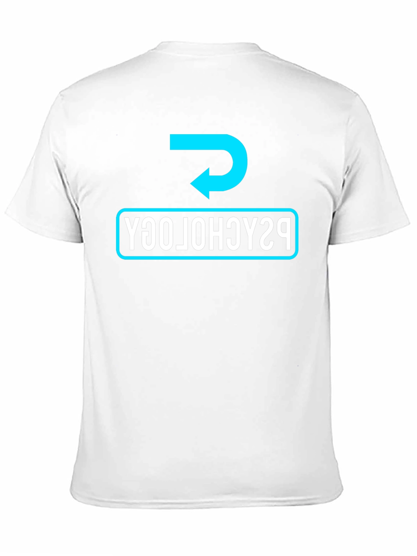 Psychology Backwards T-Shirt - Mens Black Tee