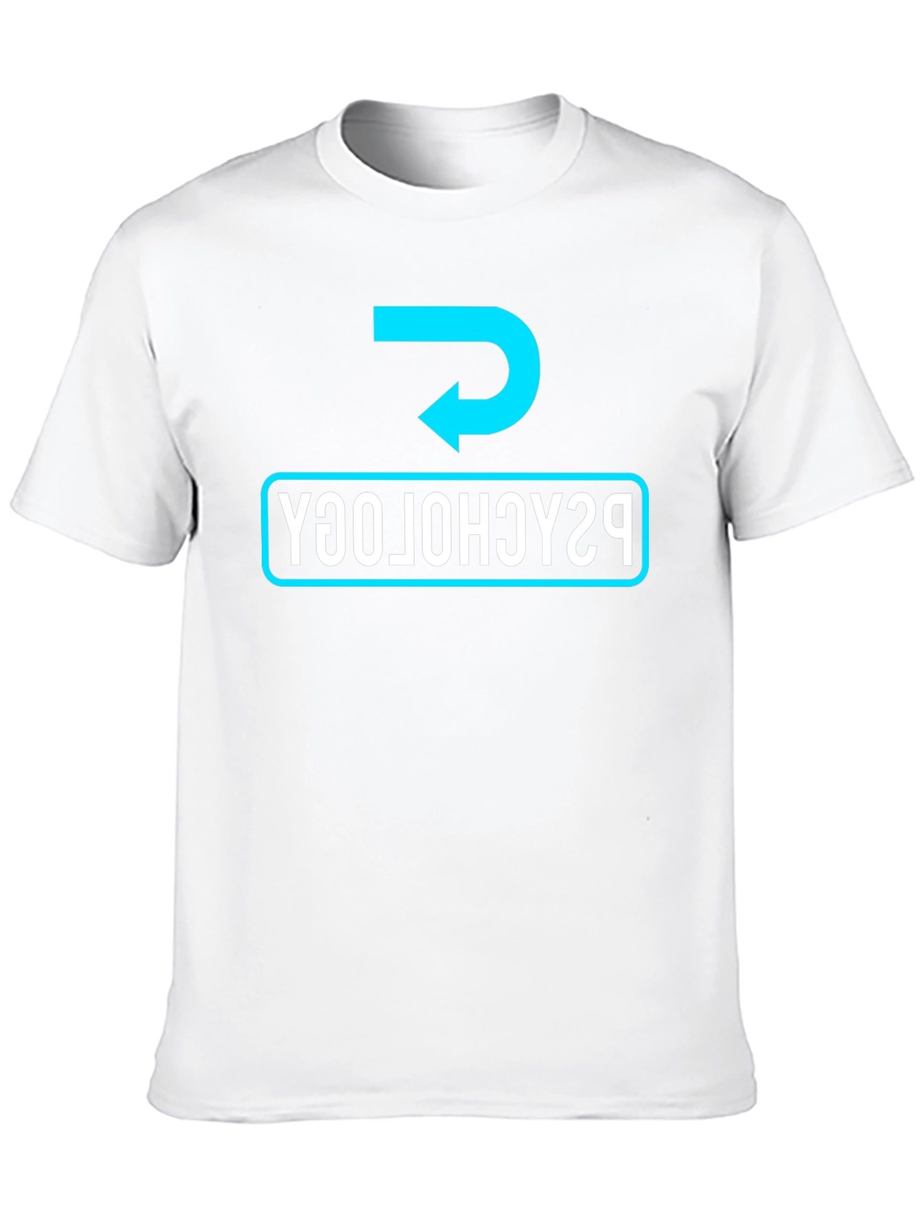 Psychology Backwards T-Shirt - Mens Black Tee