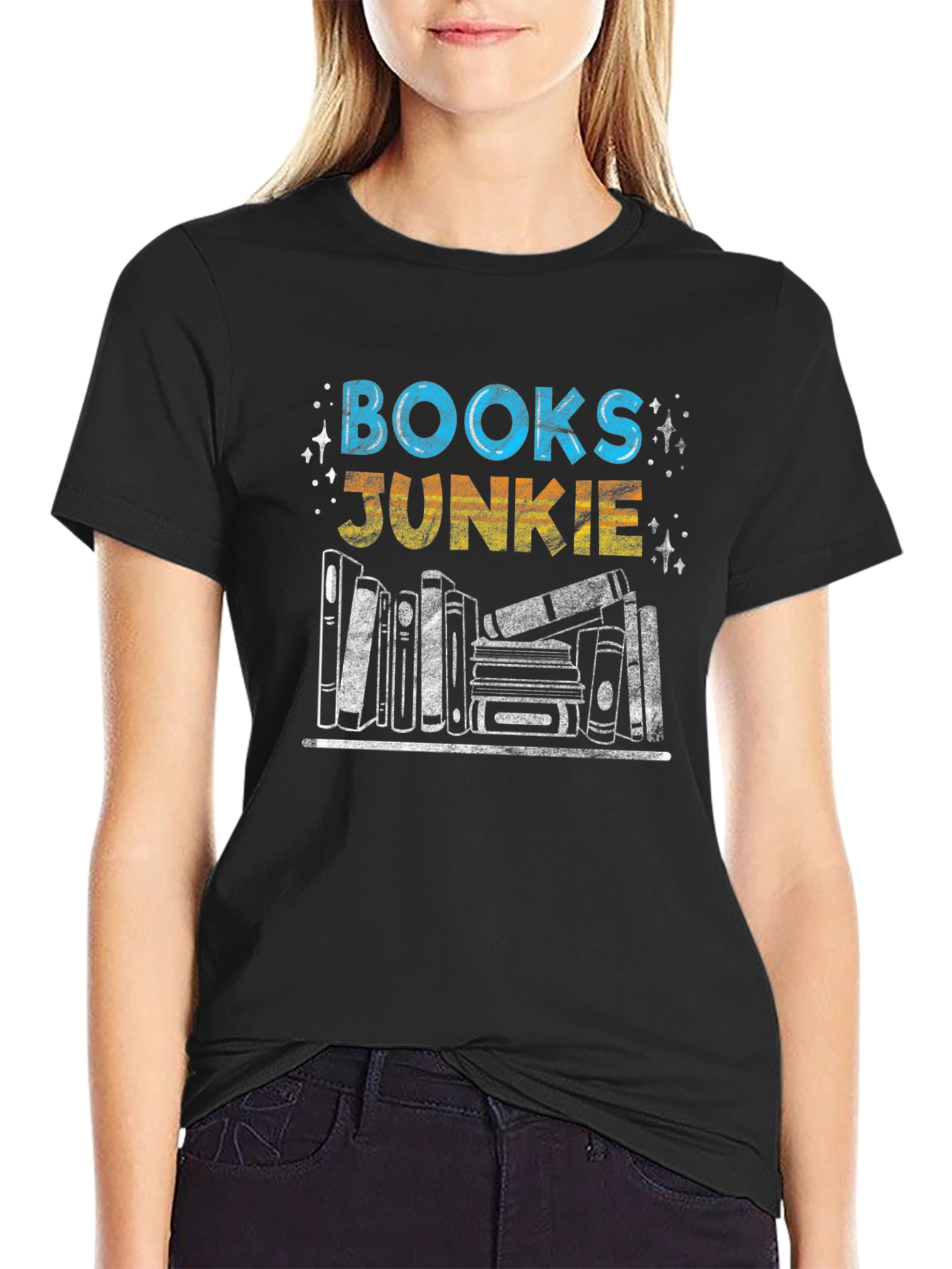 Books Junkie Graphic Tee
