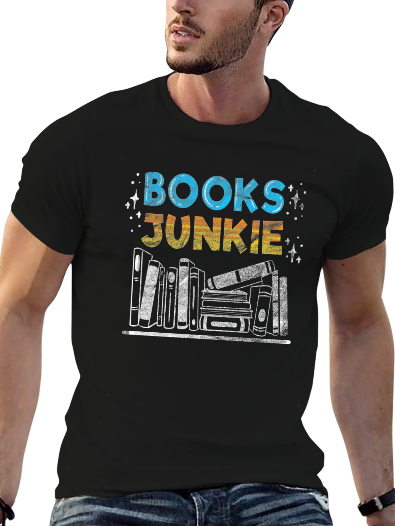 Books Junkie Graphic Tee
