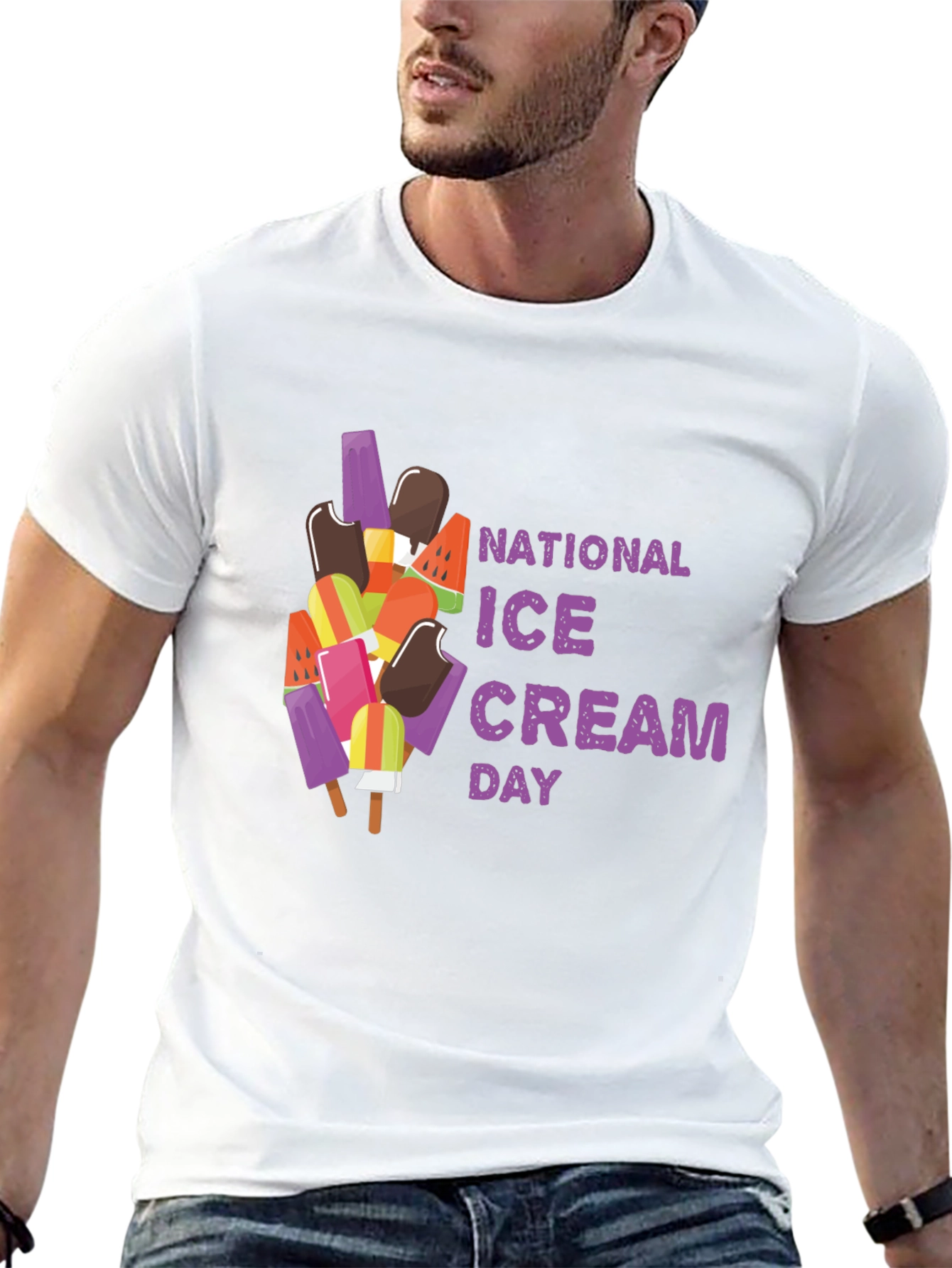 National Ice Cream Day Graphic T-Shirt