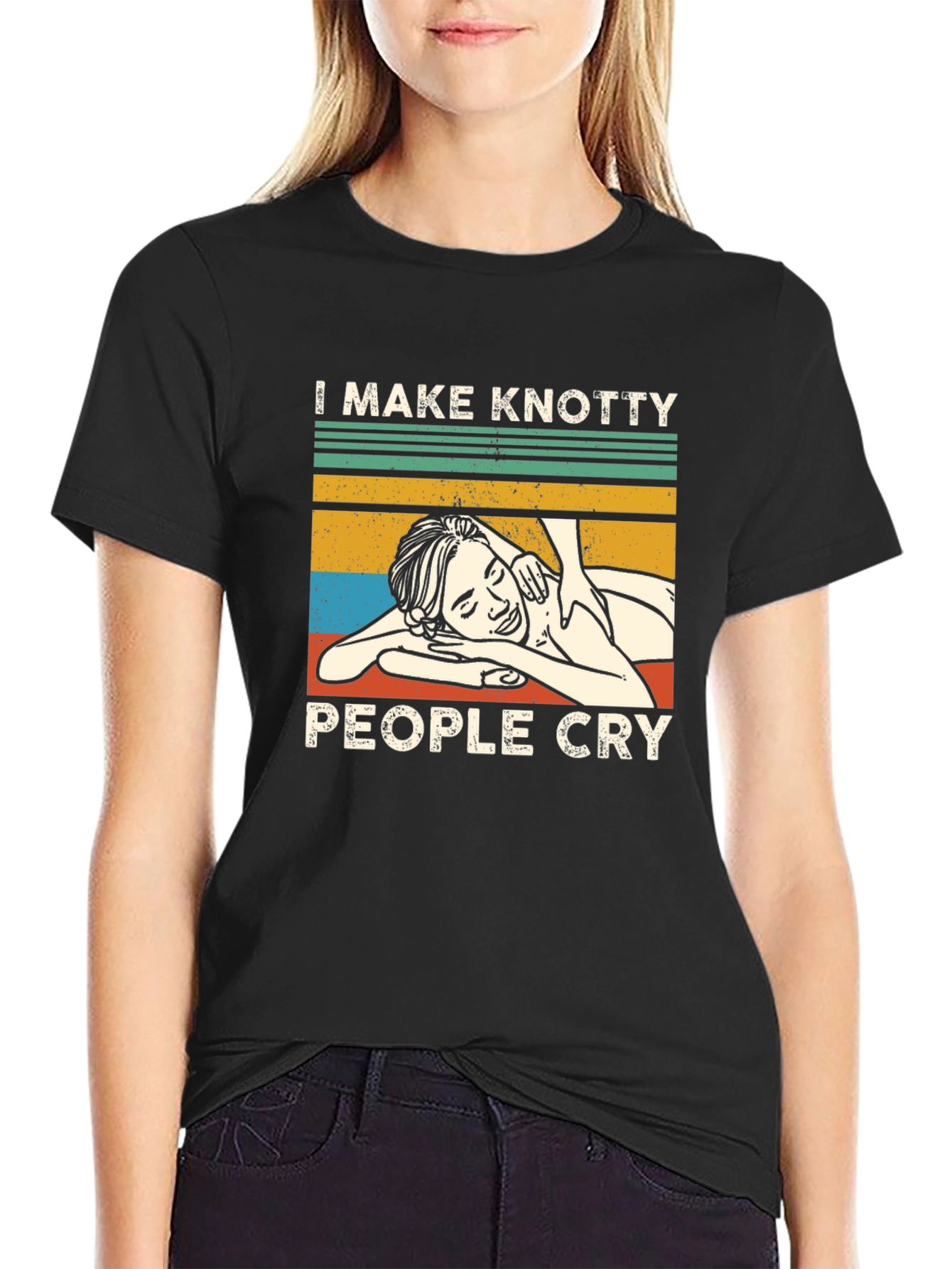 Knotty People Cry Massage T-Shirt