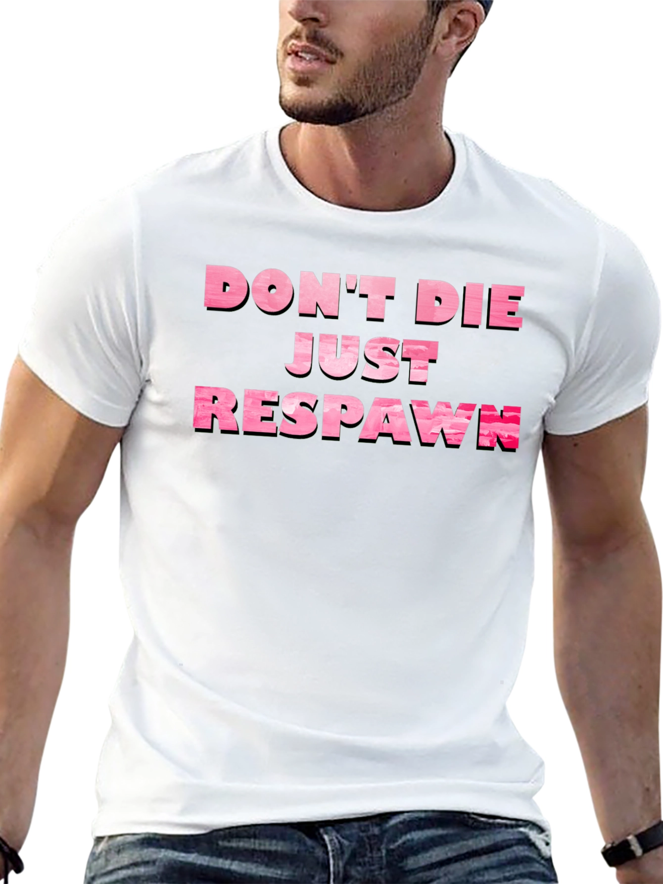 Dont Die Just Respawn Gamer T-Shirt