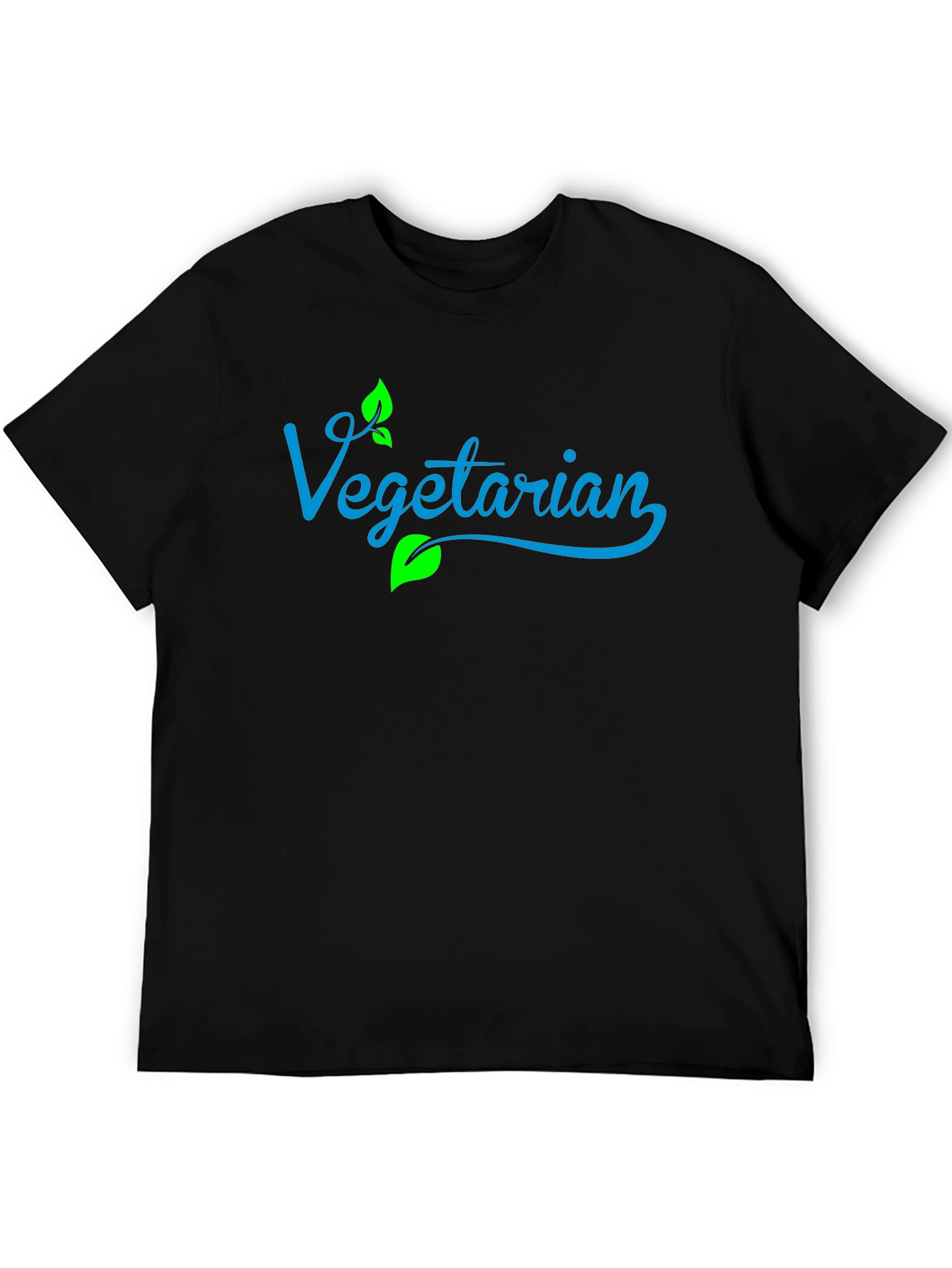 Vegan Vegetarian Graphic Tee - Black