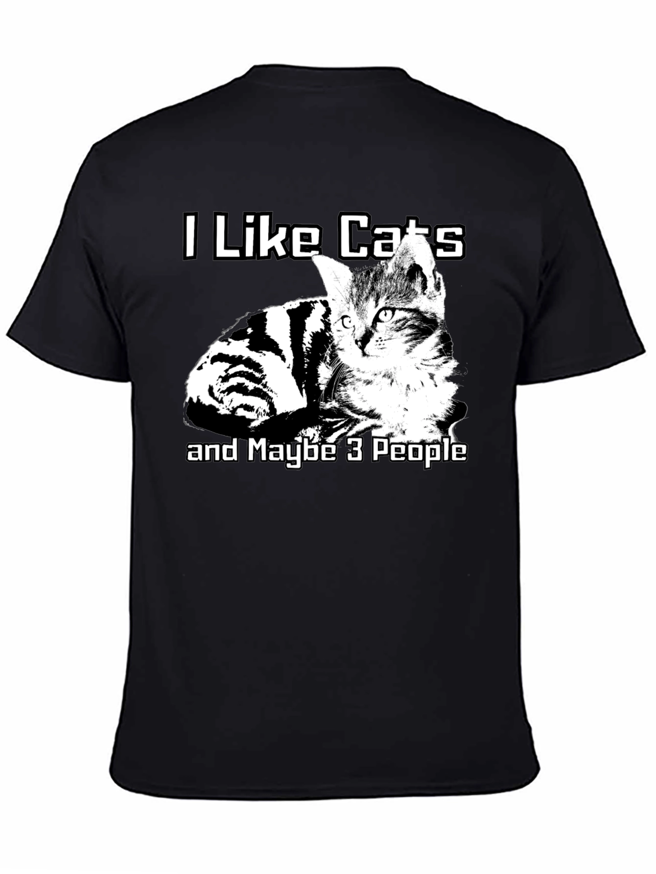 I Like Cats T-Shirt Funny Cat Lover Graphic Tee
