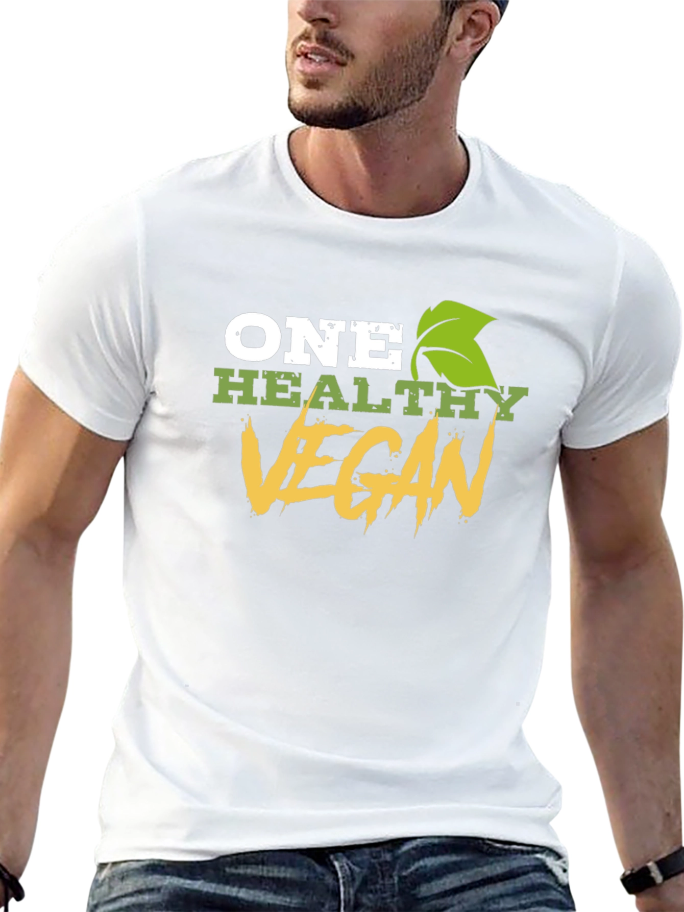 One Healthy Vegan T-Shirt - Plant-Based Lifestyle Apparel