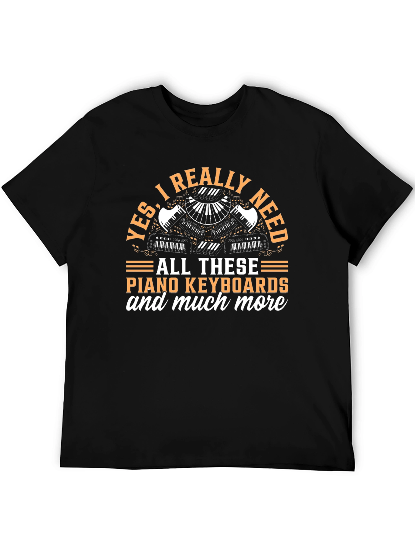 Funny Piano Keyboard T-Shirt