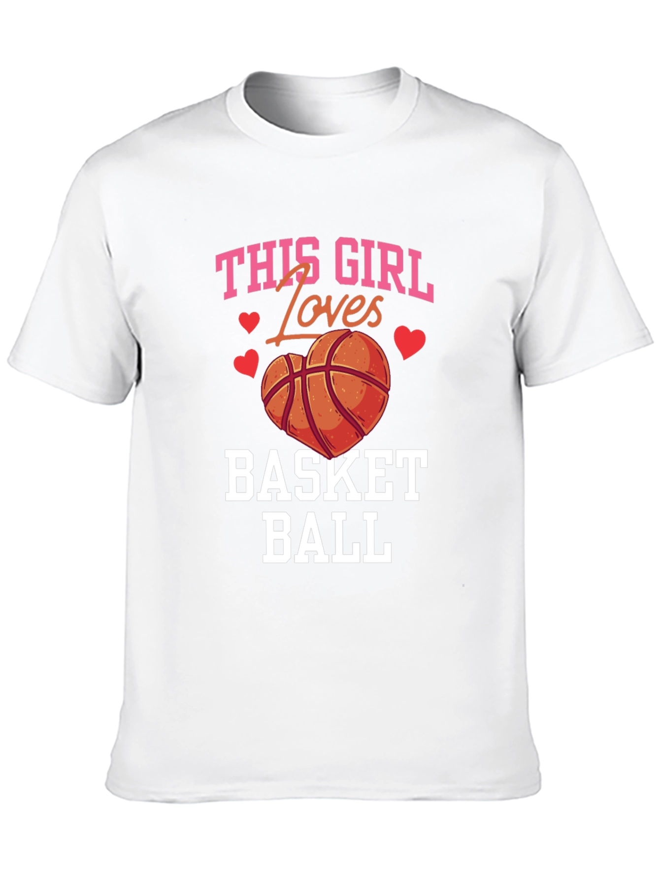 Basketball Lover T-Shirt: This Girl Loves Basketball