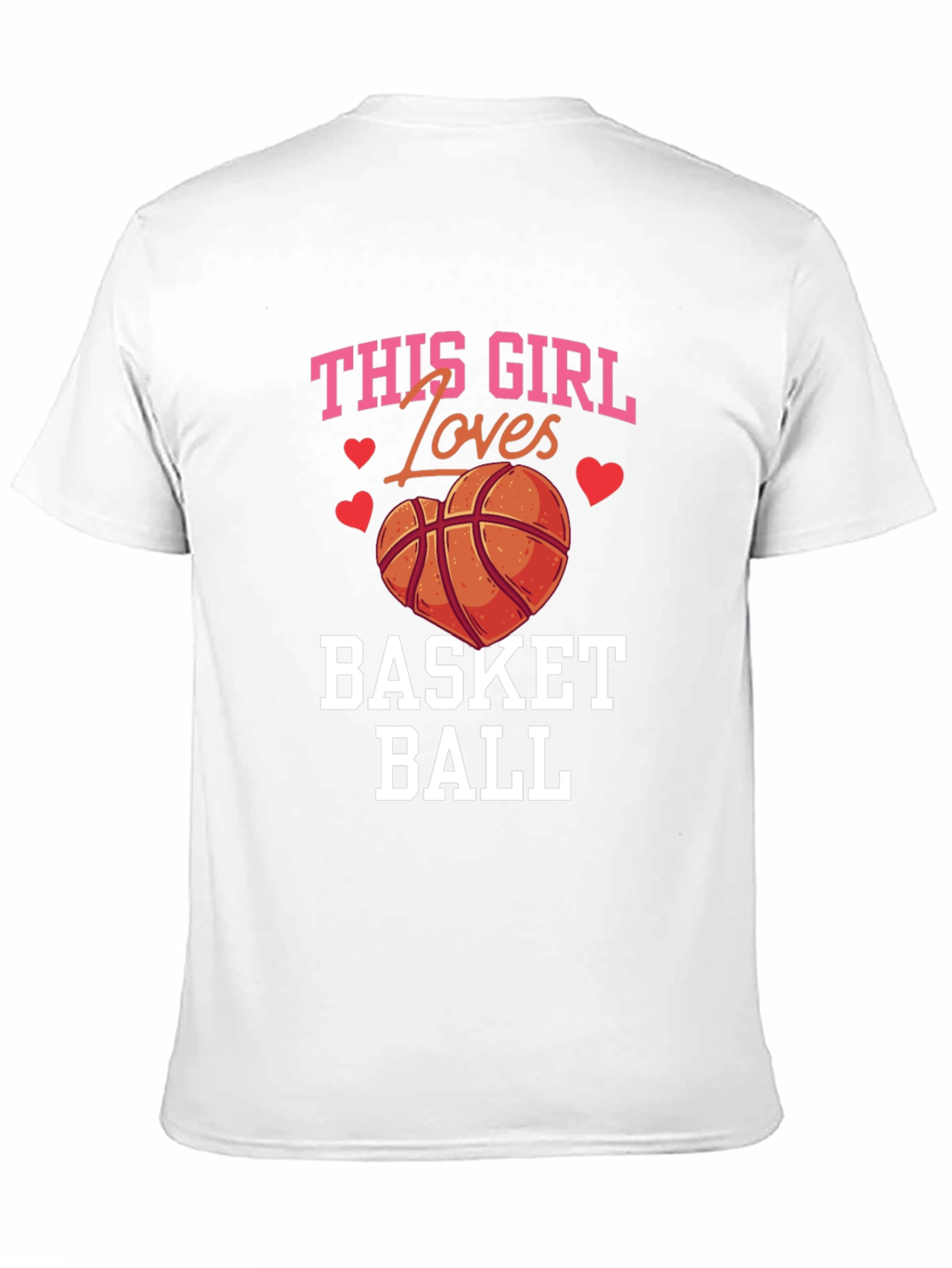 Basketball Lover T-Shirt: This Girl Loves Basketball