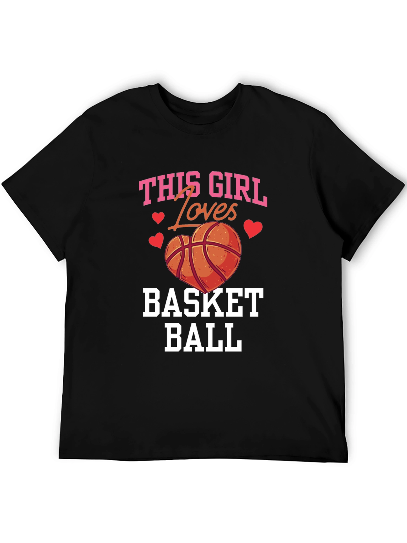 Basketball Lover T-Shirt: This Girl Loves Basketball