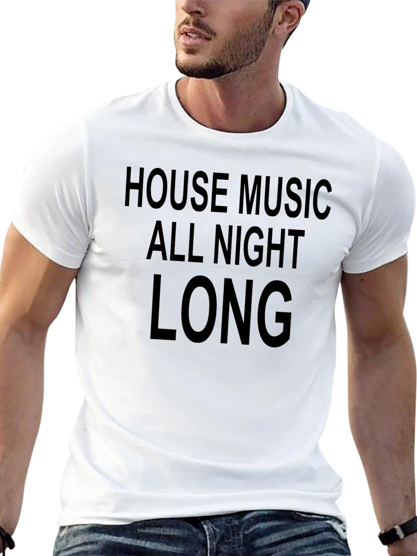 House Music All Night Long Graphic Tee